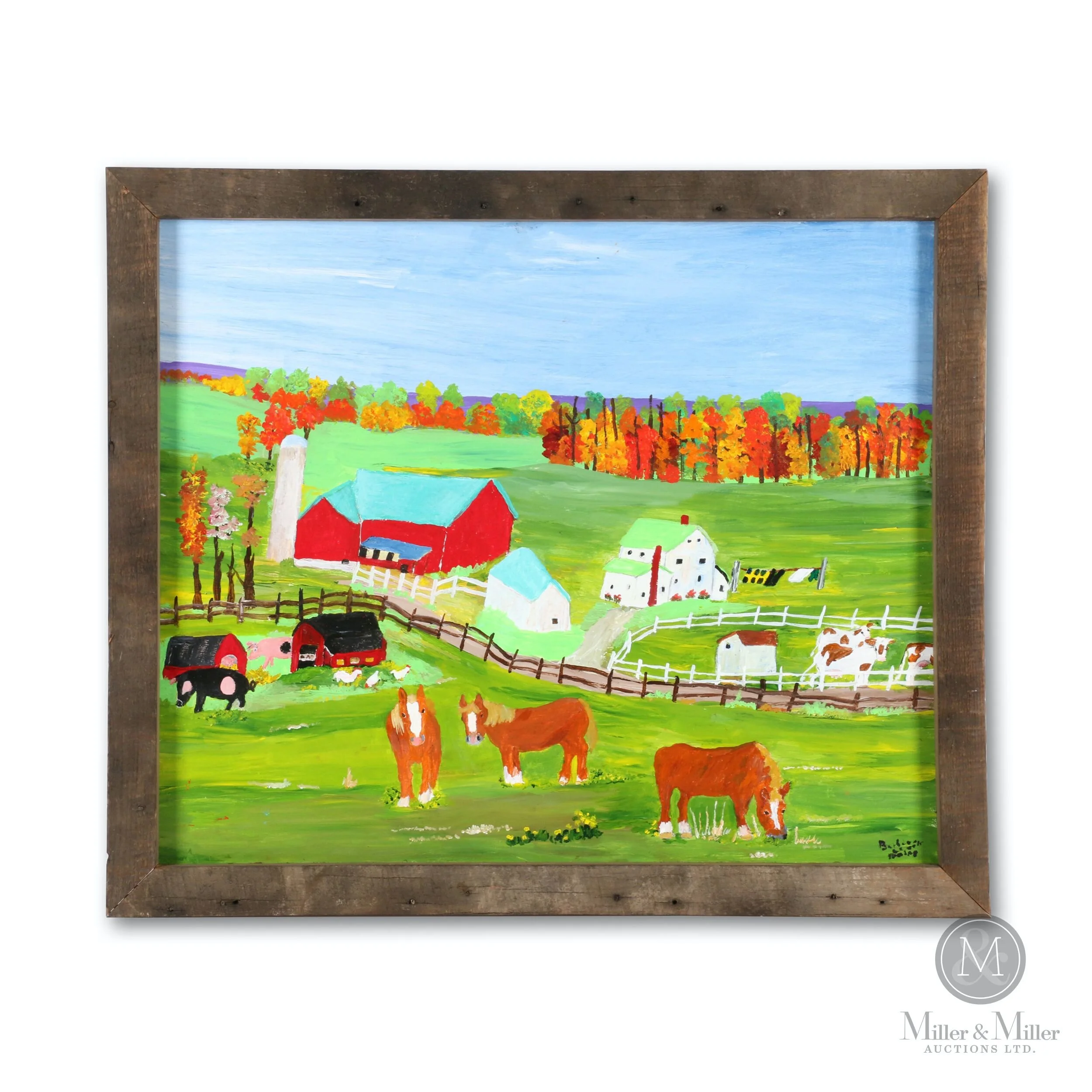 "Fall Scene in Amish Country" (2019). Clark-Fleming, Barbara.