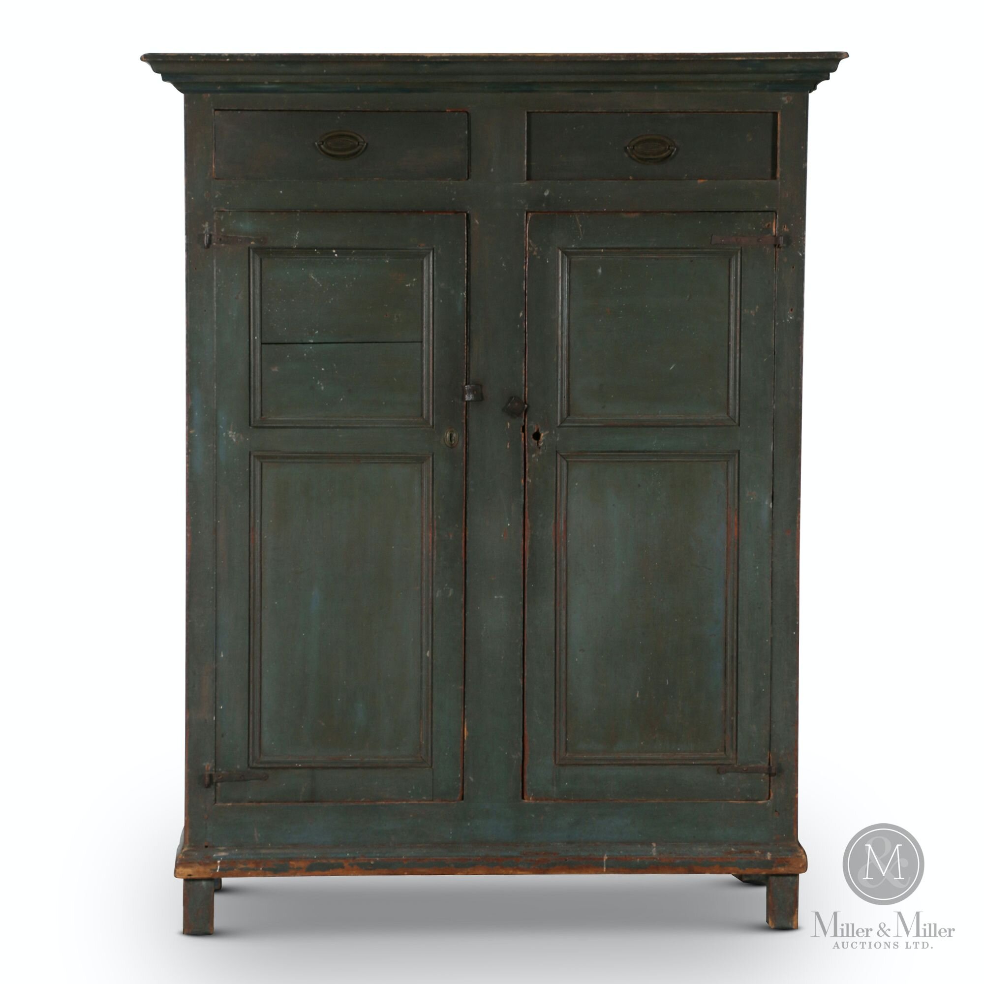 Quebec Painted Pine Armoire