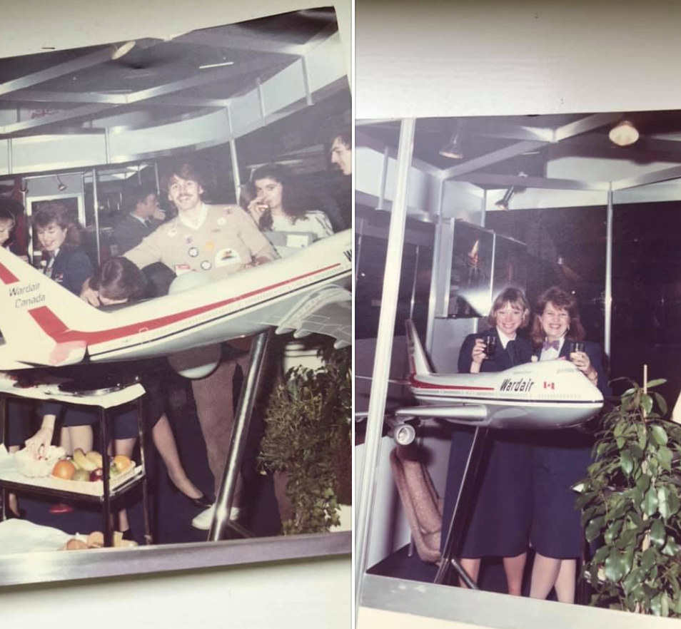 A few unique snapshots of the Wardair Boeing 747 taken at the Wardair headquarters in the 80s.