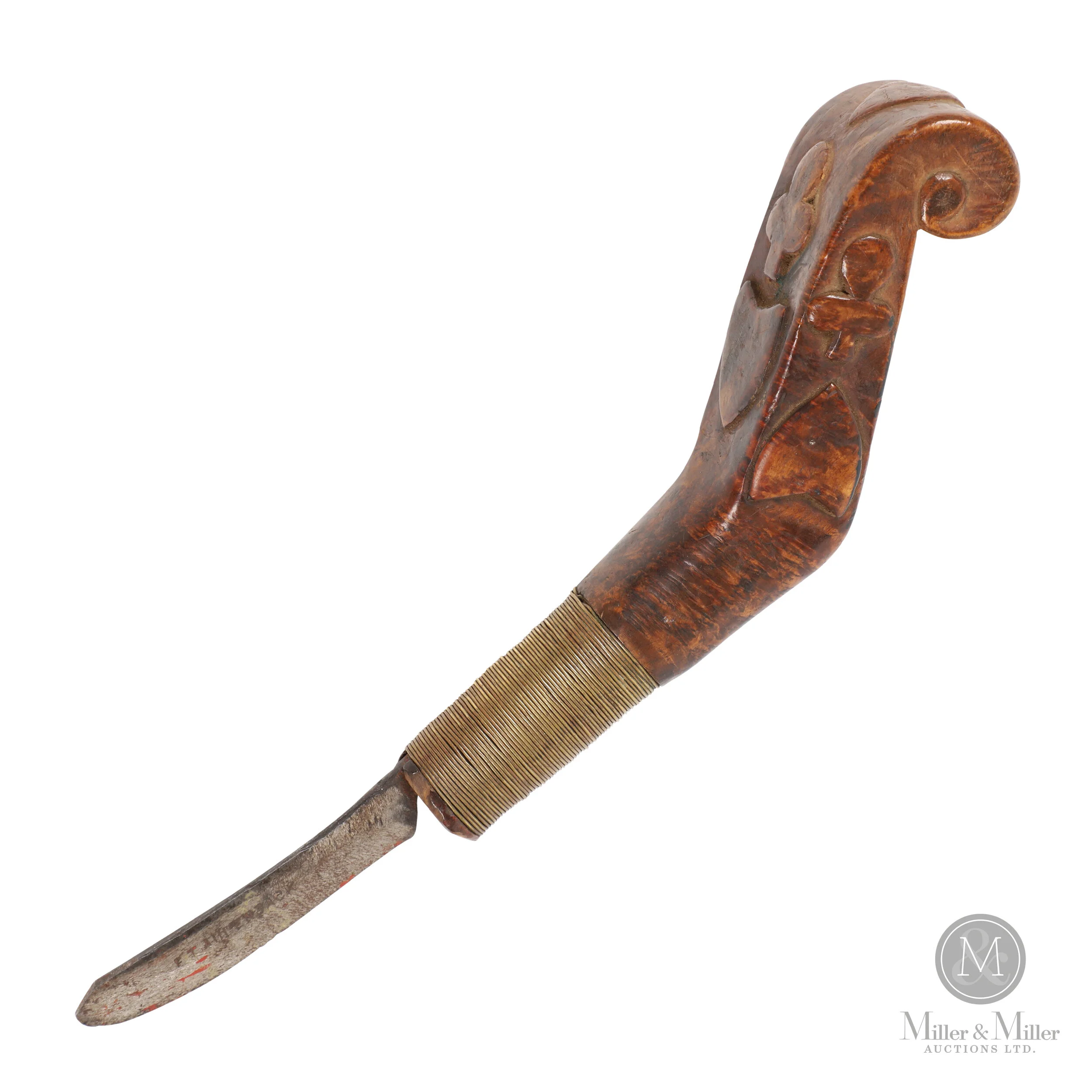 Dated crooked knife from Nova Scotia
