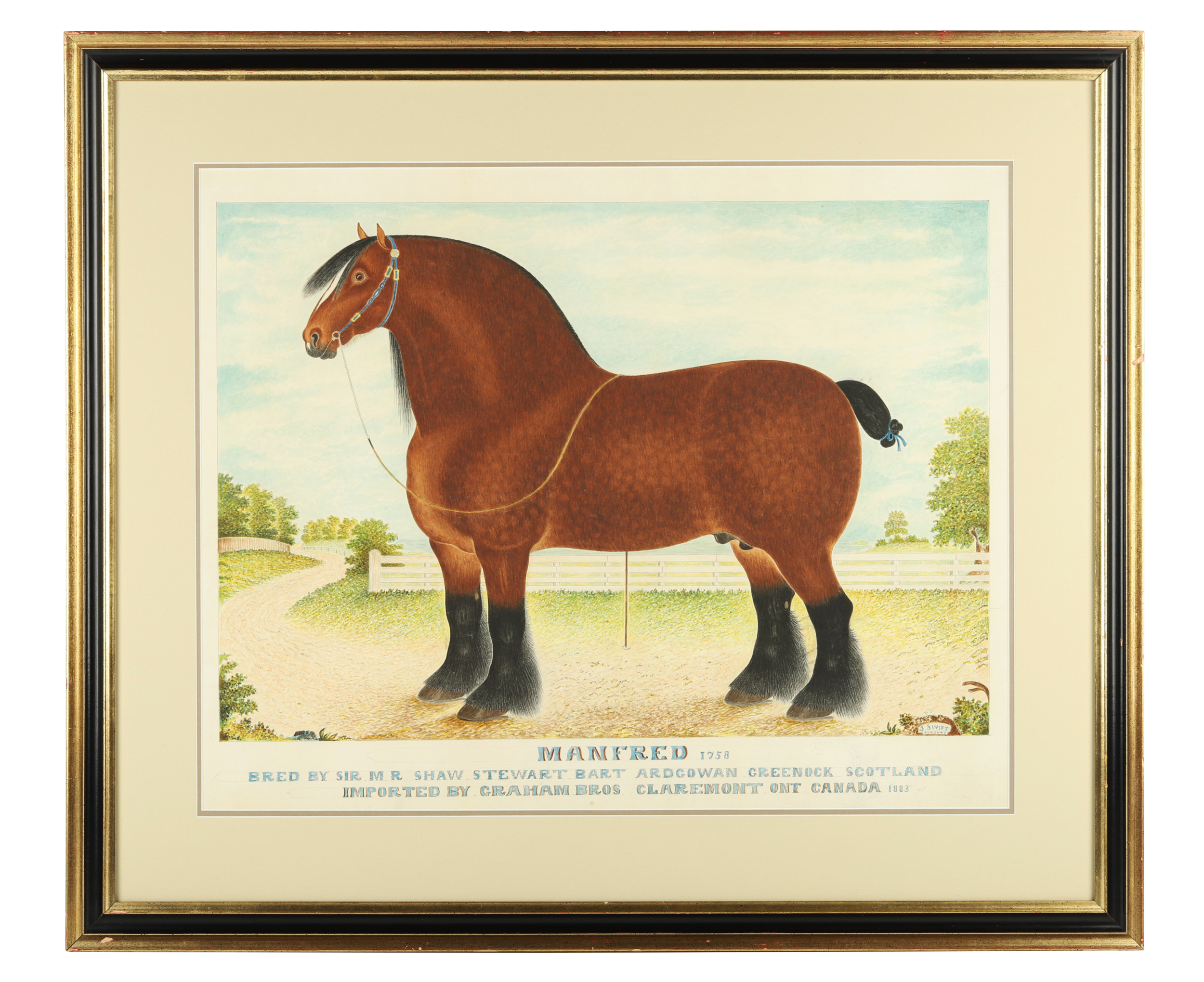 ‘Manfred’ by Joseph Swift is offered as lot 304 in Miller &amp; Miller’s October 9th auction.