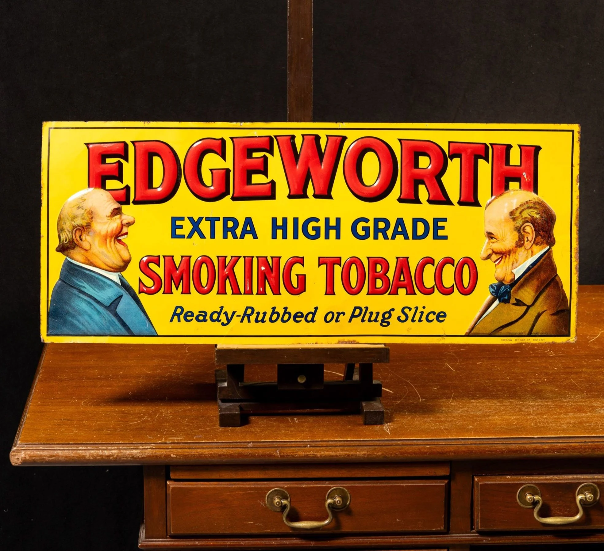 Lot 1196 - Edgeworth Smoking Tobacco "Tacker" Sign