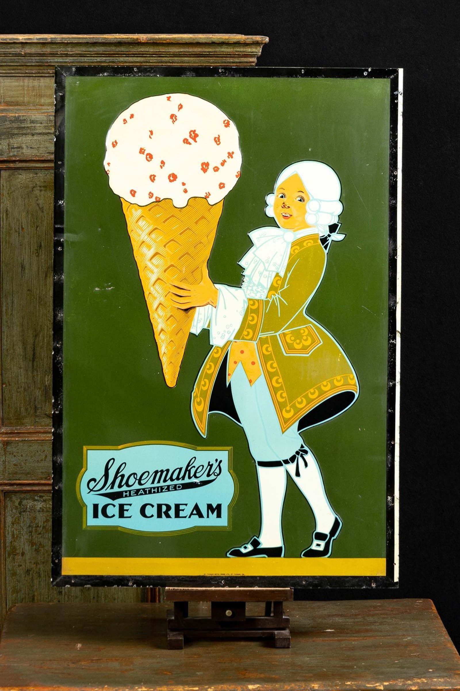 Lot 1041 - Shoemaker’s Dairy, Kitchener Ice Cream Sign