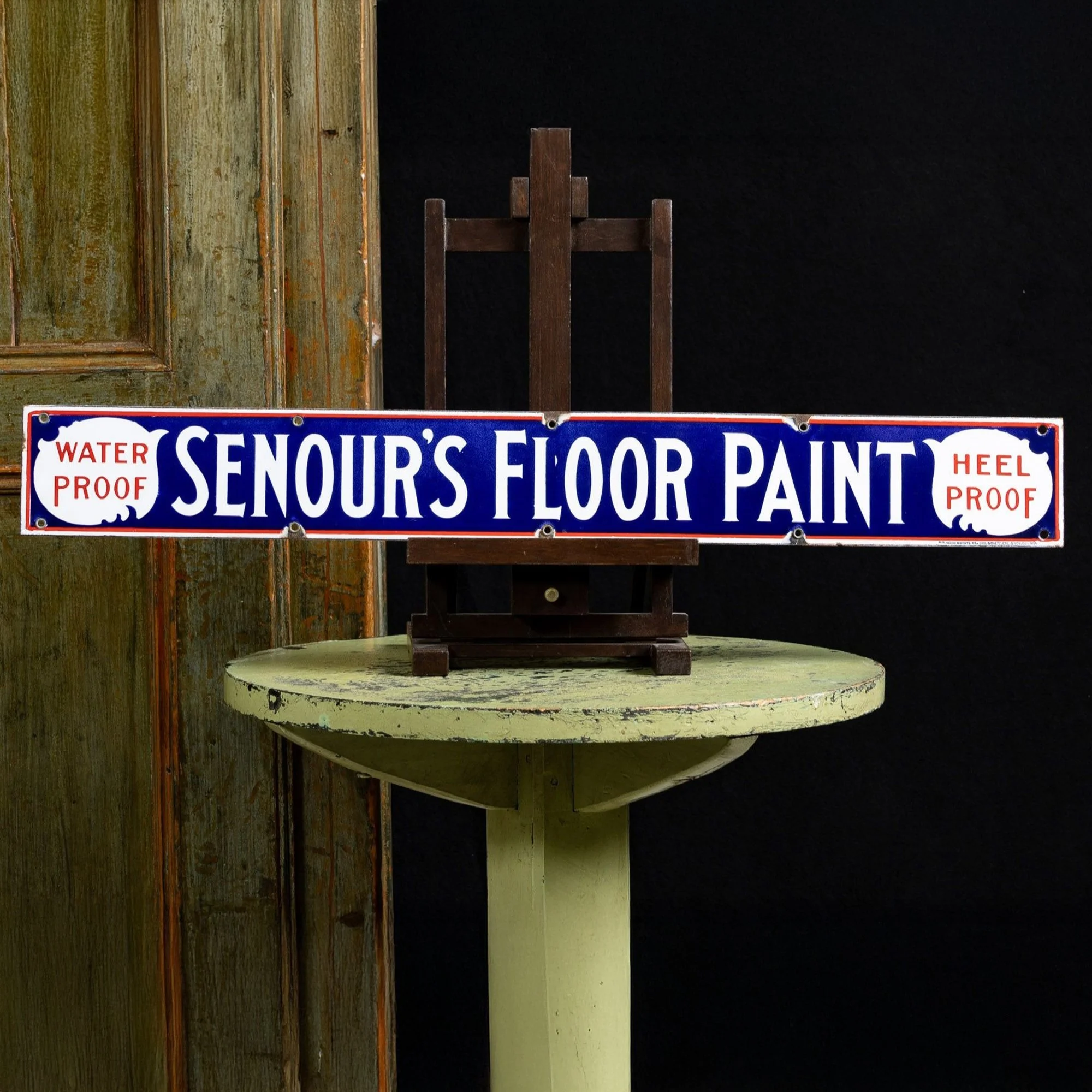 Lot 1118 - Senour’s Floor Paint Strip Sign