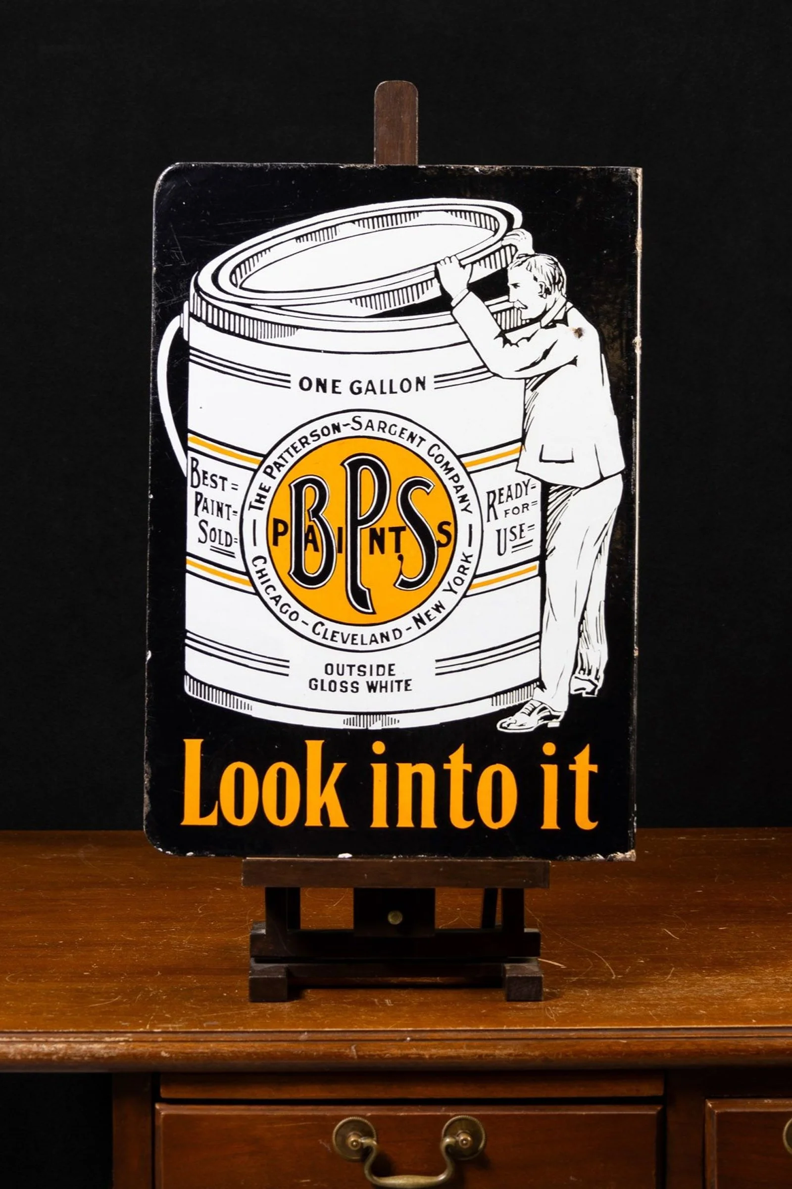 Lot 1121 - BPS Paints Flange Sign