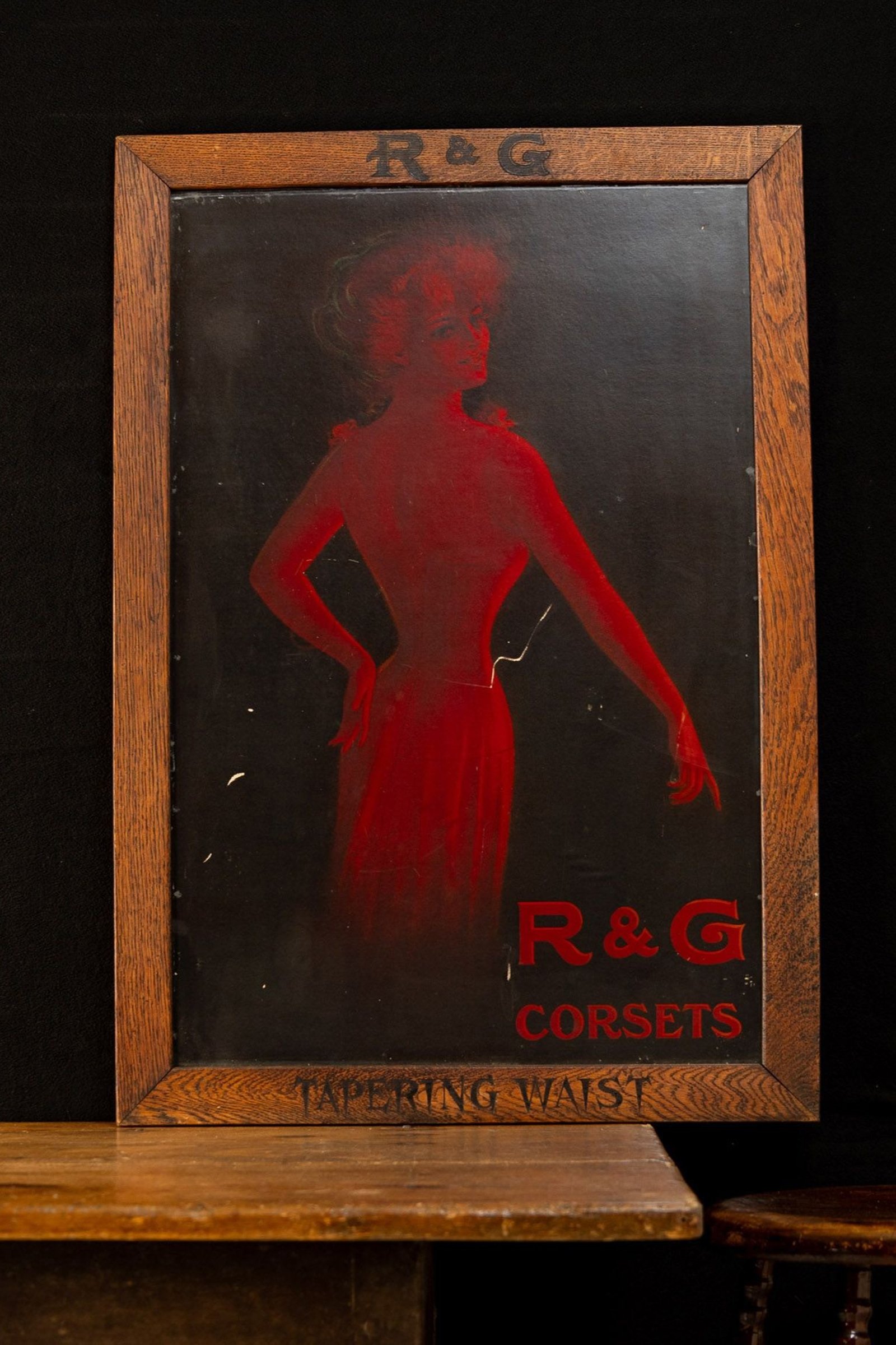 Lot 1154 - R&amp;G Corsets Framed Lithograph