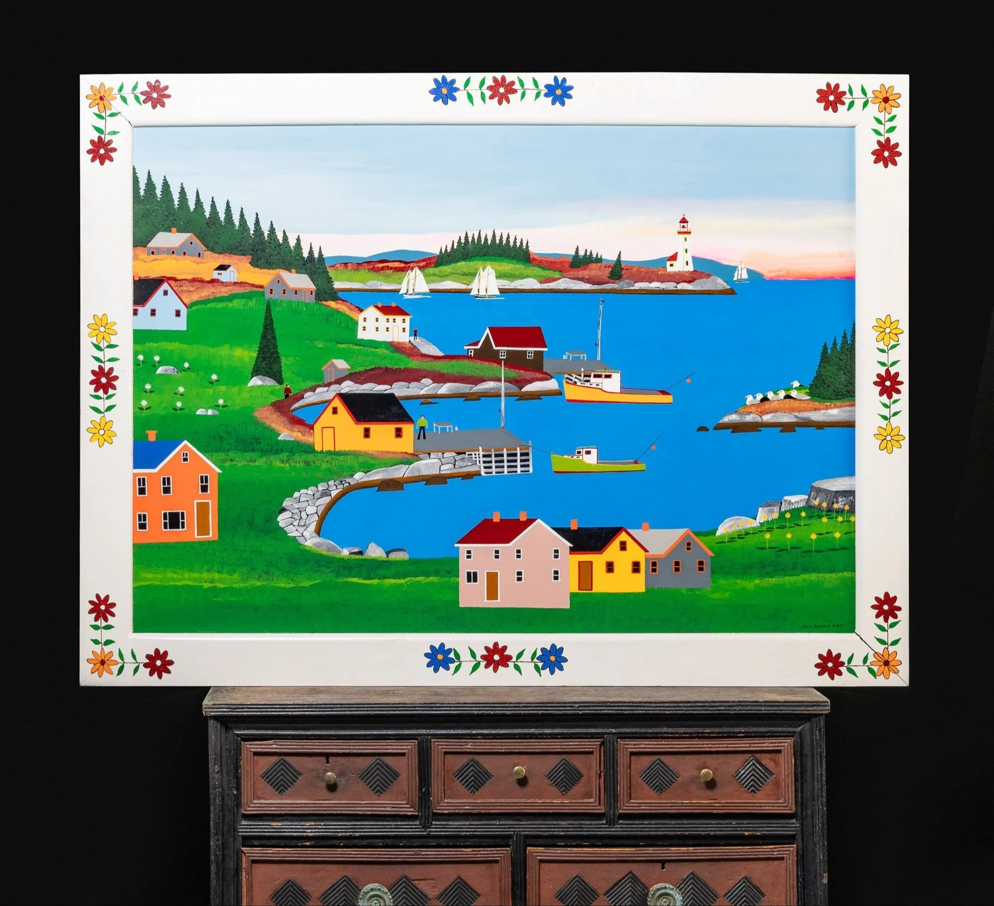 Joe Norris "Summer Cove, Flowers in Bloom" (Lot 59)