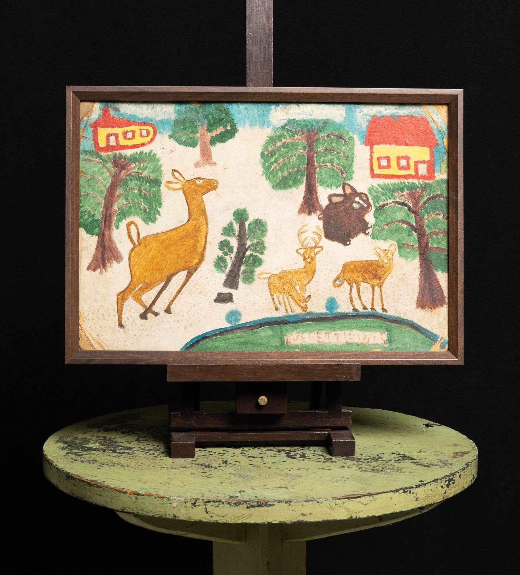 Everett Lewis Rabbit &amp; Deer (Lot 80), Estimate: CA$2,000 - CA$2,500 