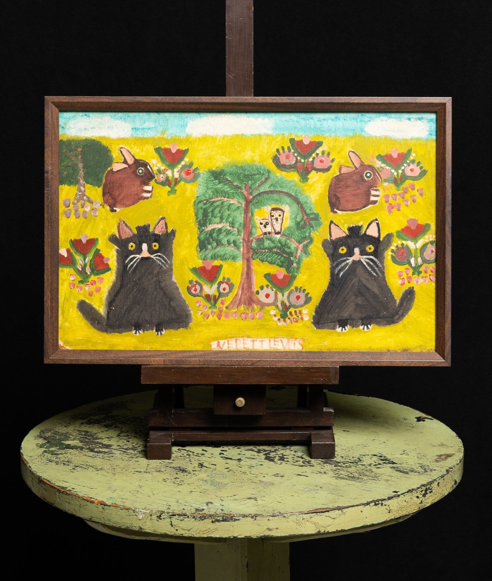 Everett Lewis Two Black Cats (Lot 81), Estimate: CA$5,000 - CA$7,000 