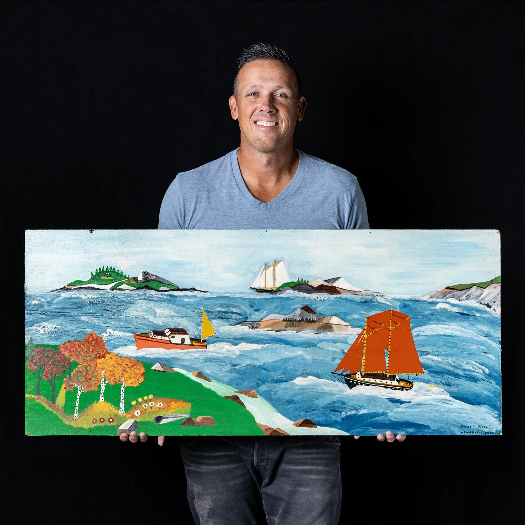 Early Joe Norris painting comes home to Canada