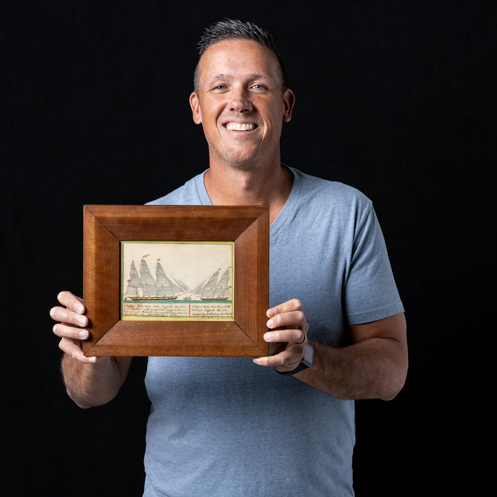 Rare 1859 watercolour by Captain Alexander McNeilledge