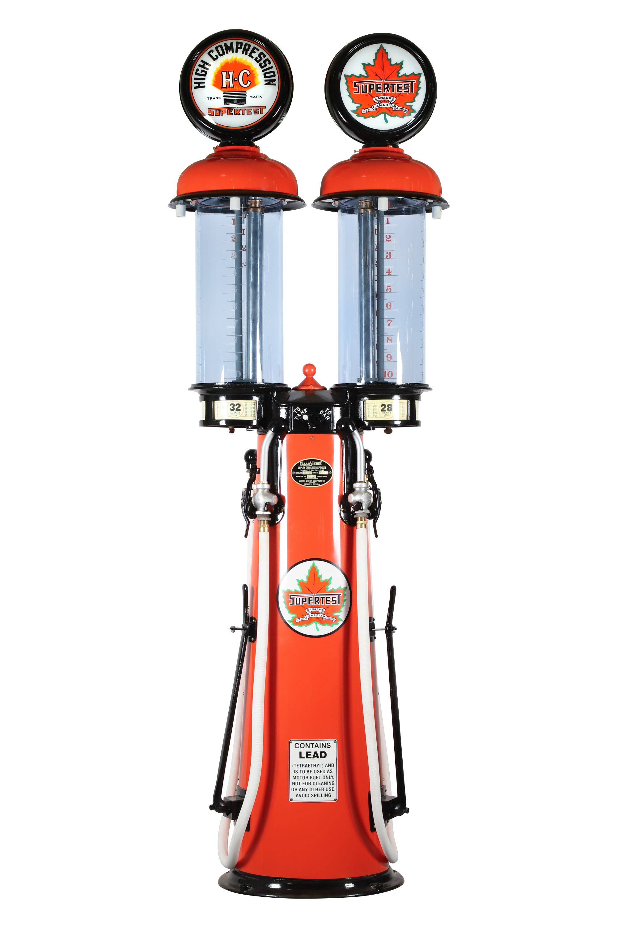 Lot 222 - Service Station Equipment Co. "ClearVision Model 700" Double Visible Gasoline Pump