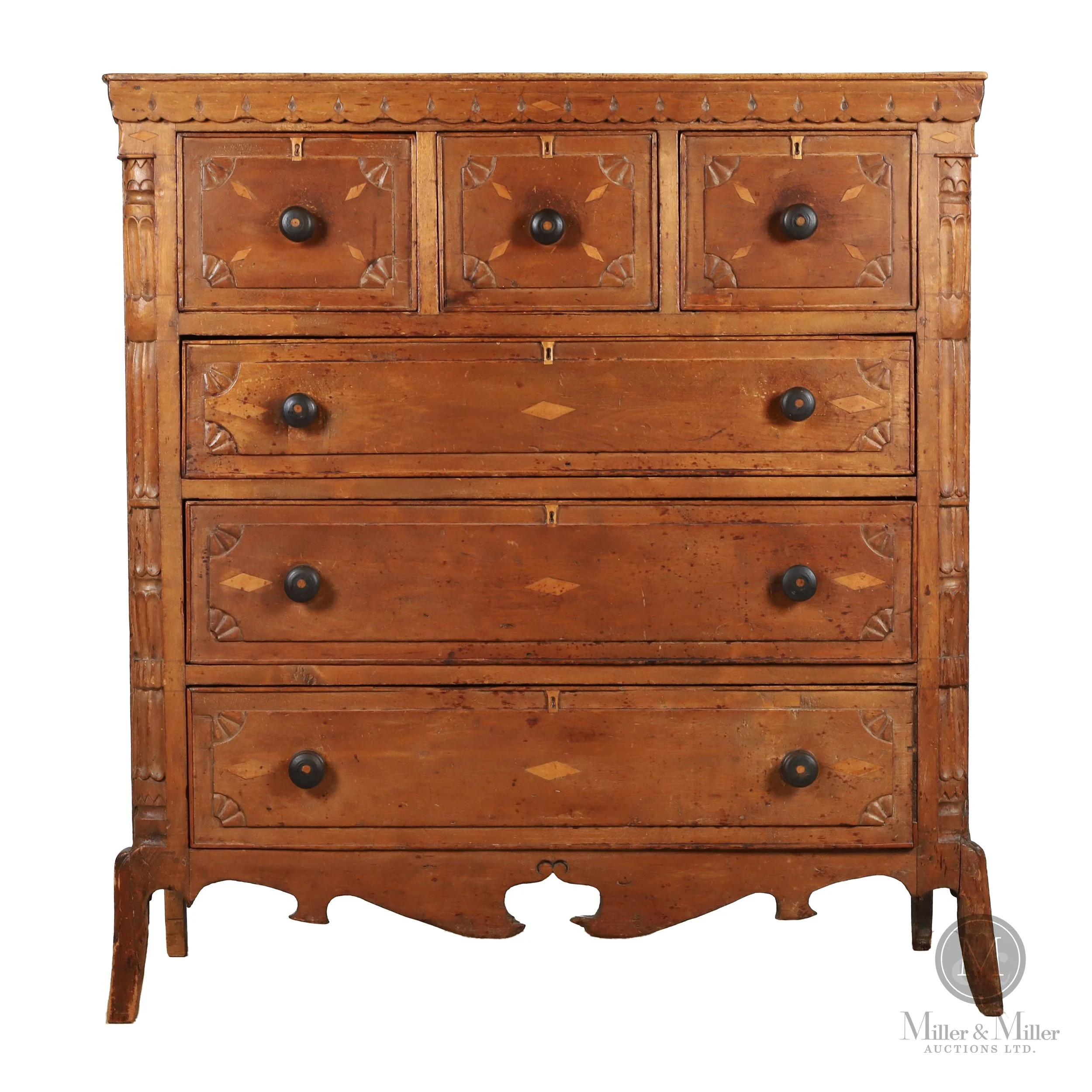 Quebec Folky Chest of Drawers - Est. $1,500/2,500