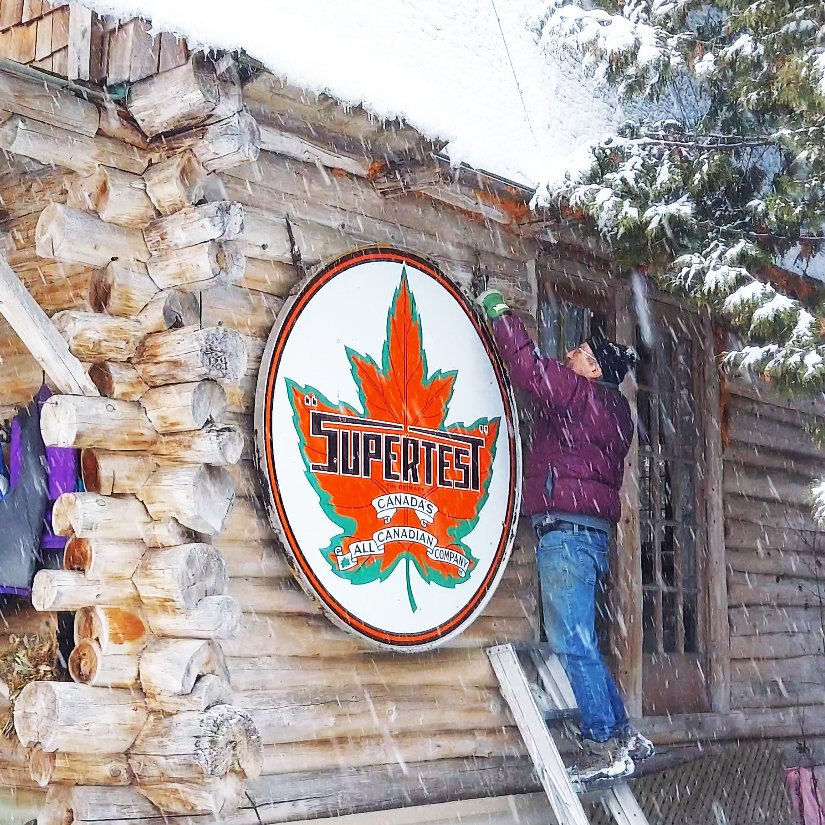 Supertest sign comes out of the woods