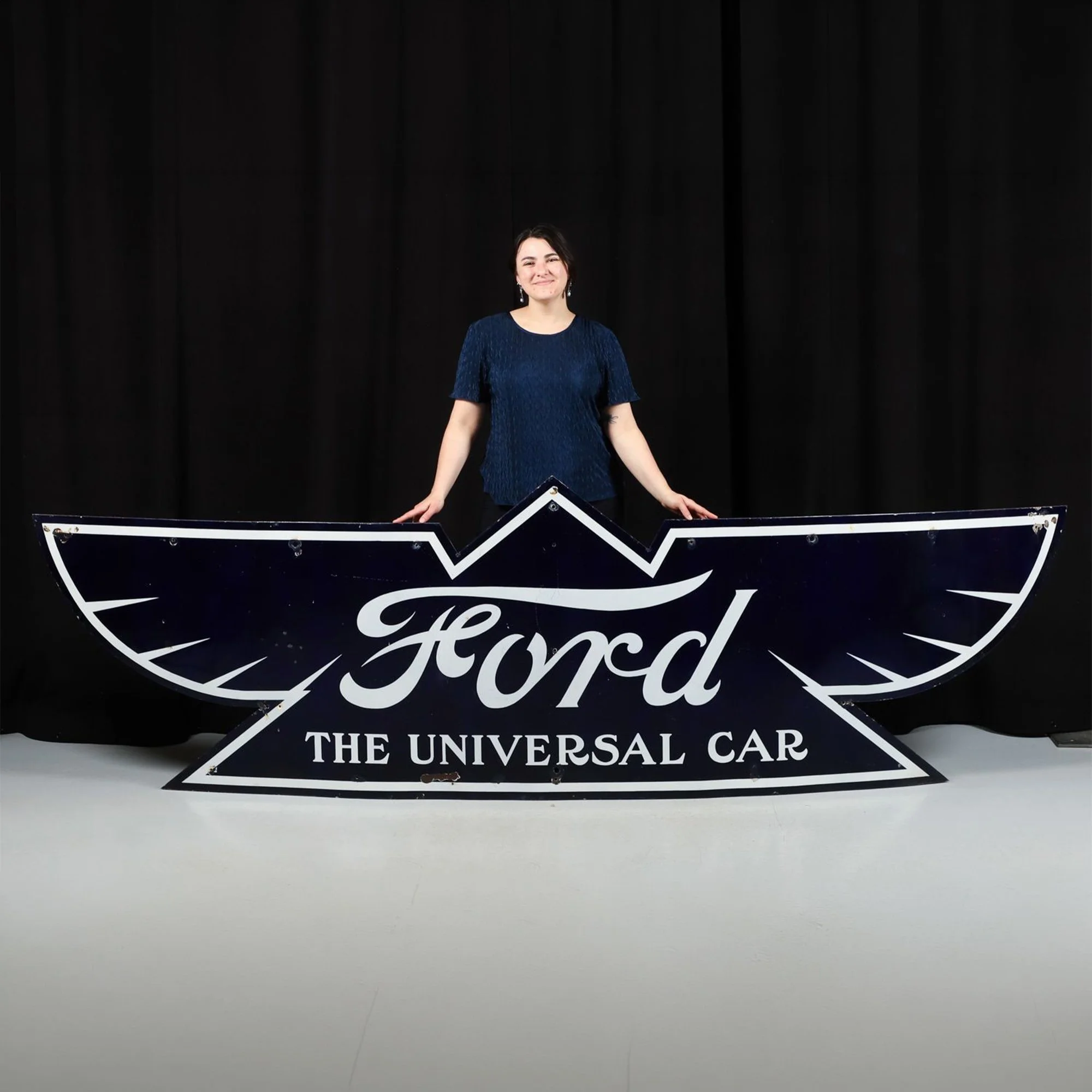 Rare ‘winged pyramid’ Ford sign with a back story