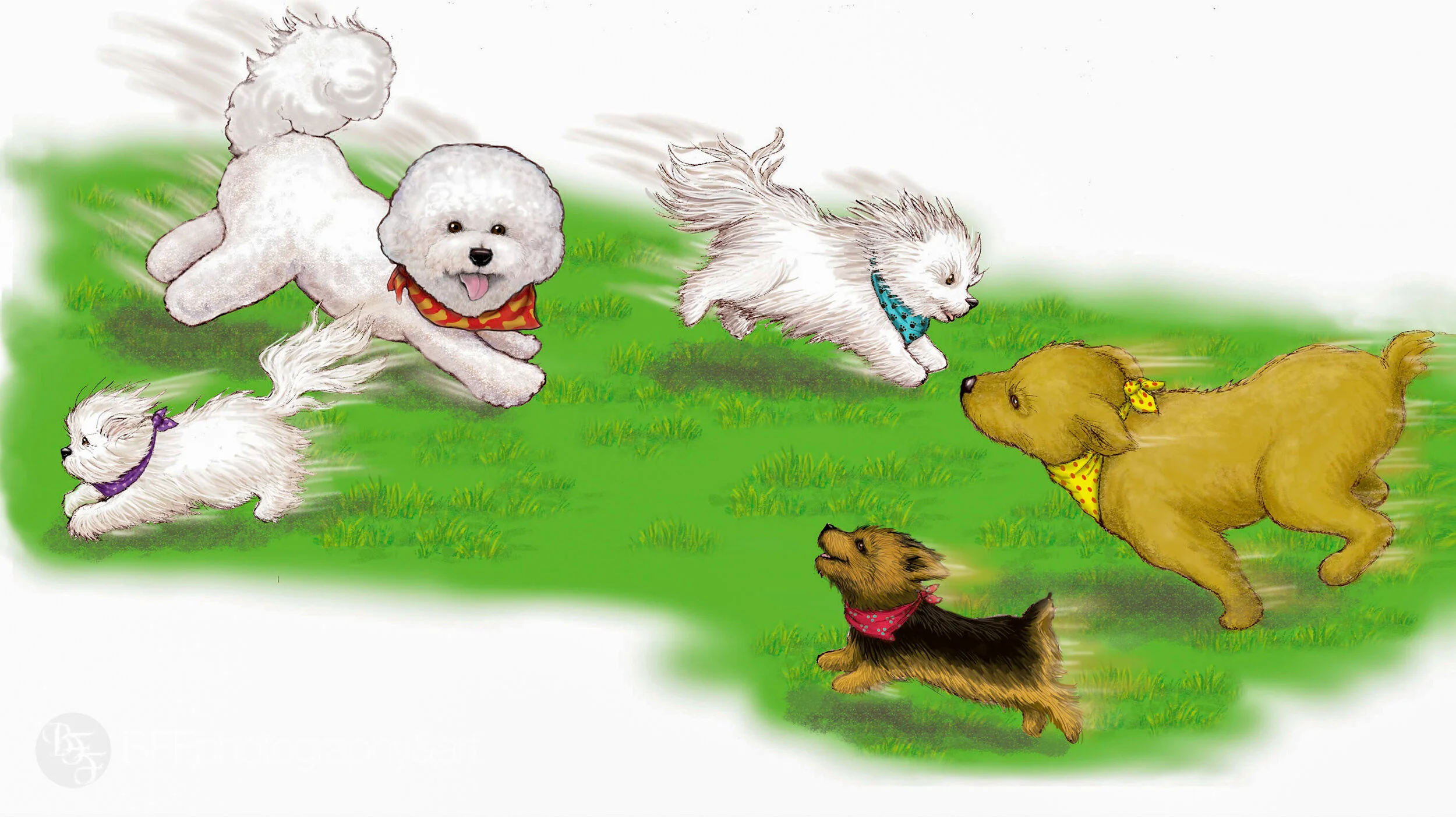 From "Oliver" - dogs doing Zoomies