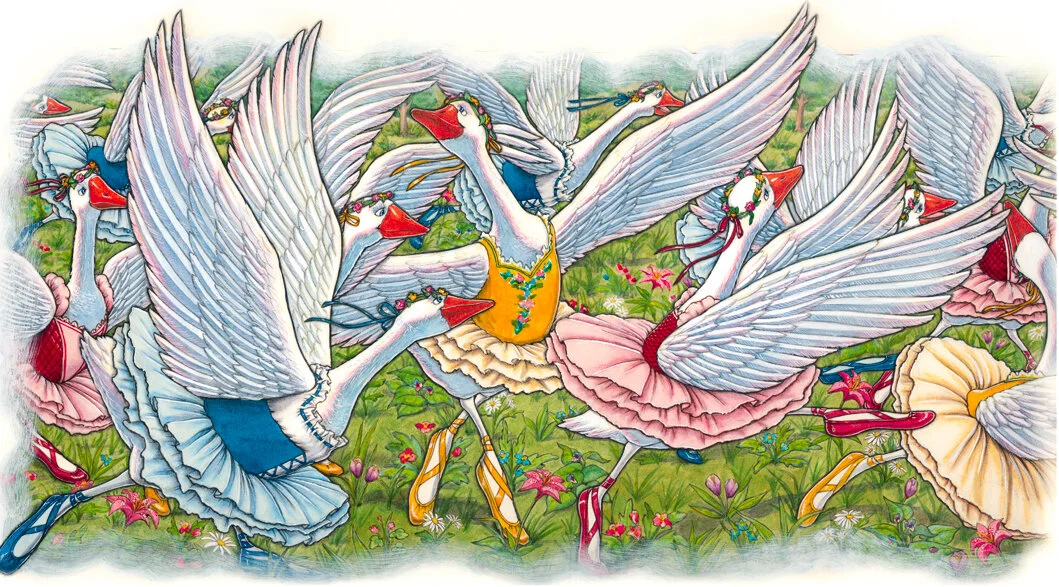 From "James Bear and the Goose Gathering"