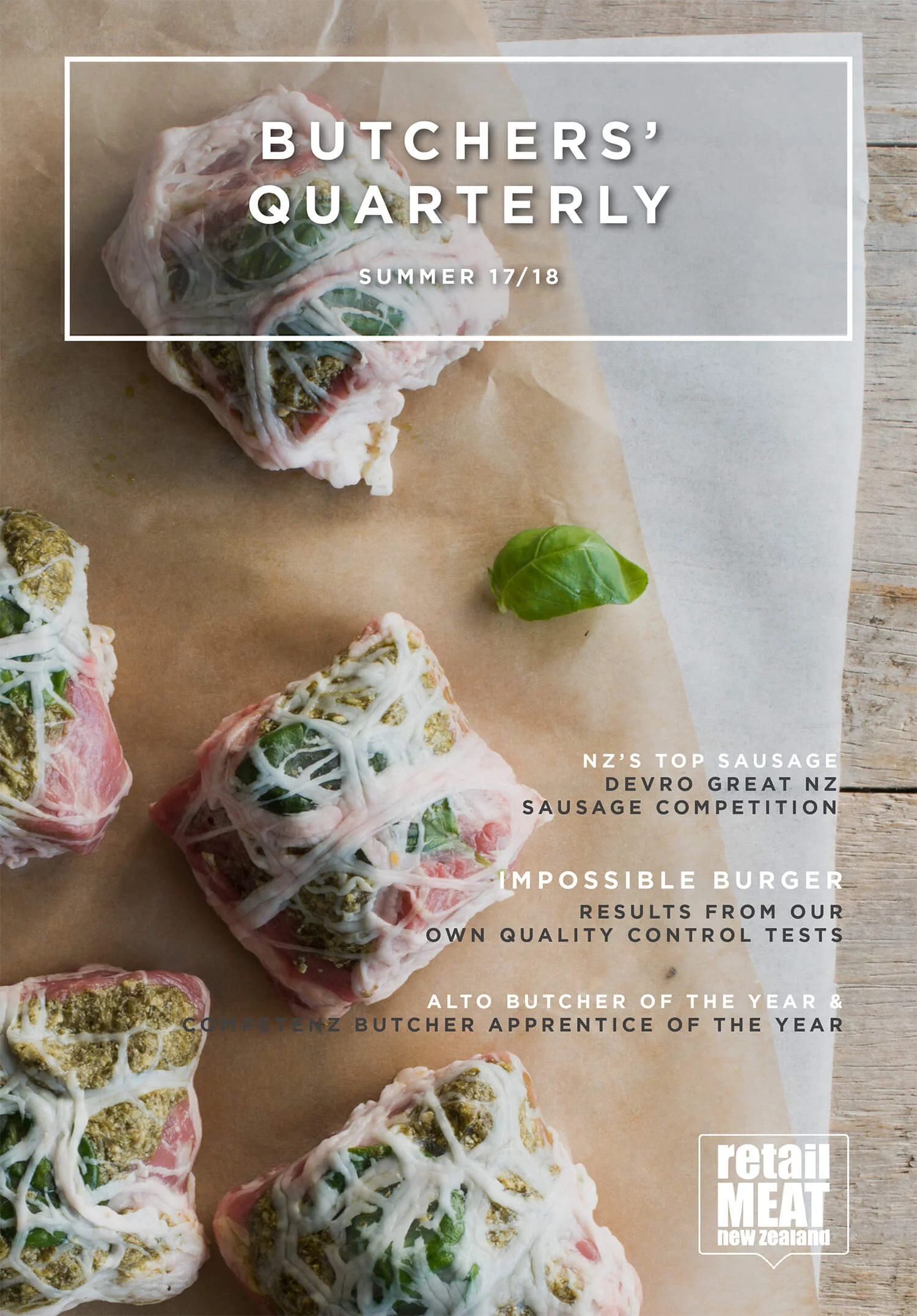 Butchers' Quarterly: Summer 17/ 1 8 (Copy)