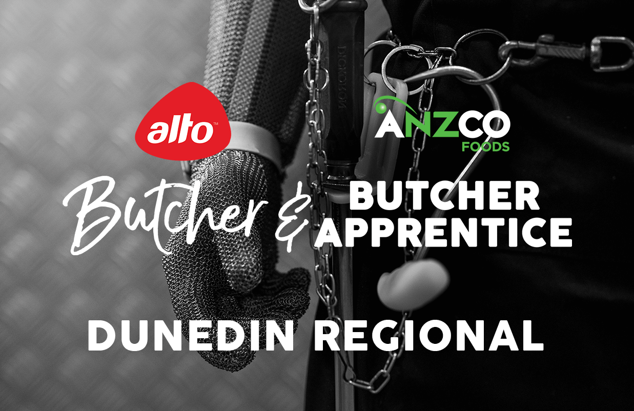 Alto Butcher &amp; ANZCO Foods Butcher Apprentice of the Year competition Dunedin Regional