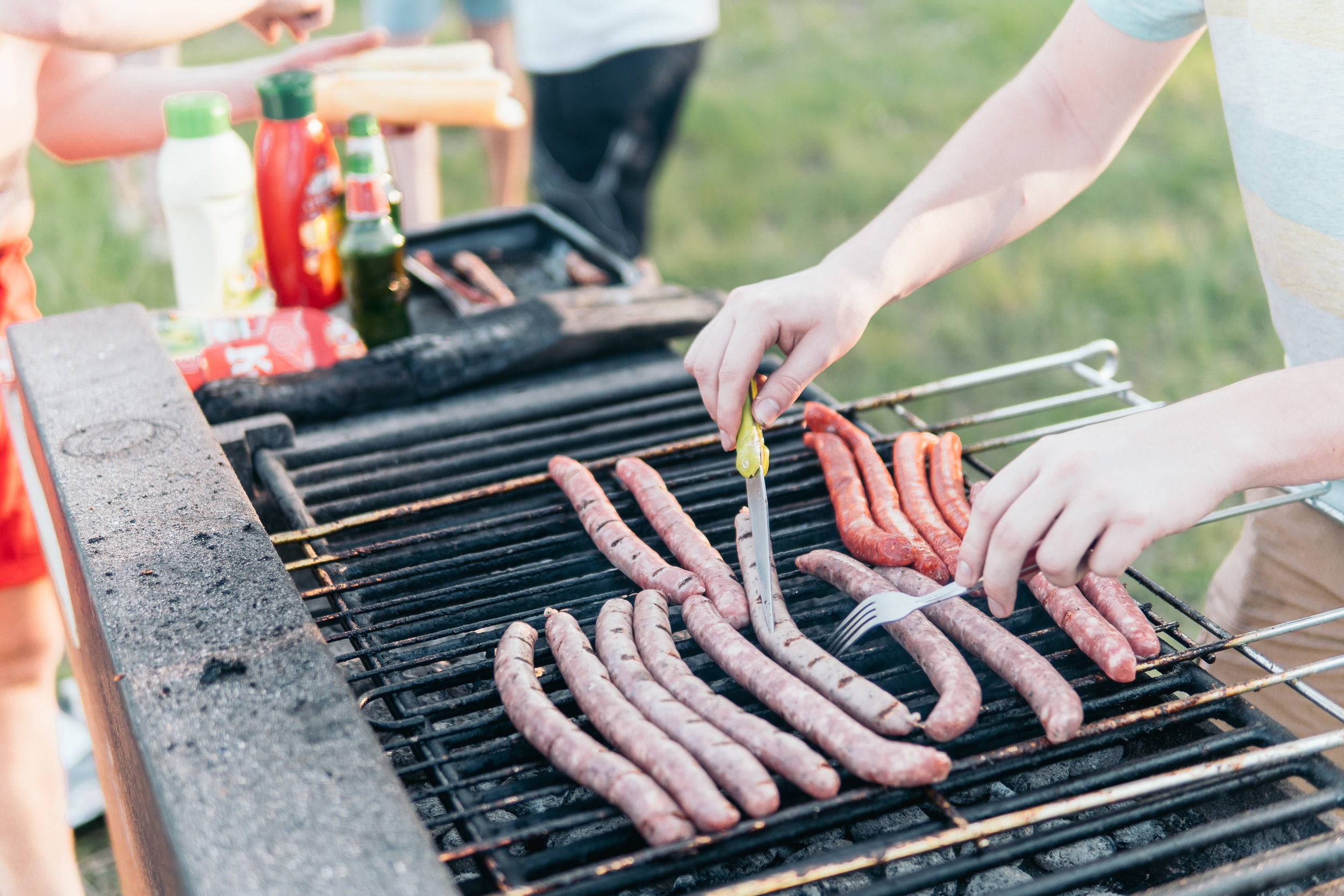 Sausages sizzles, effectively helping our communities one bite at a time.