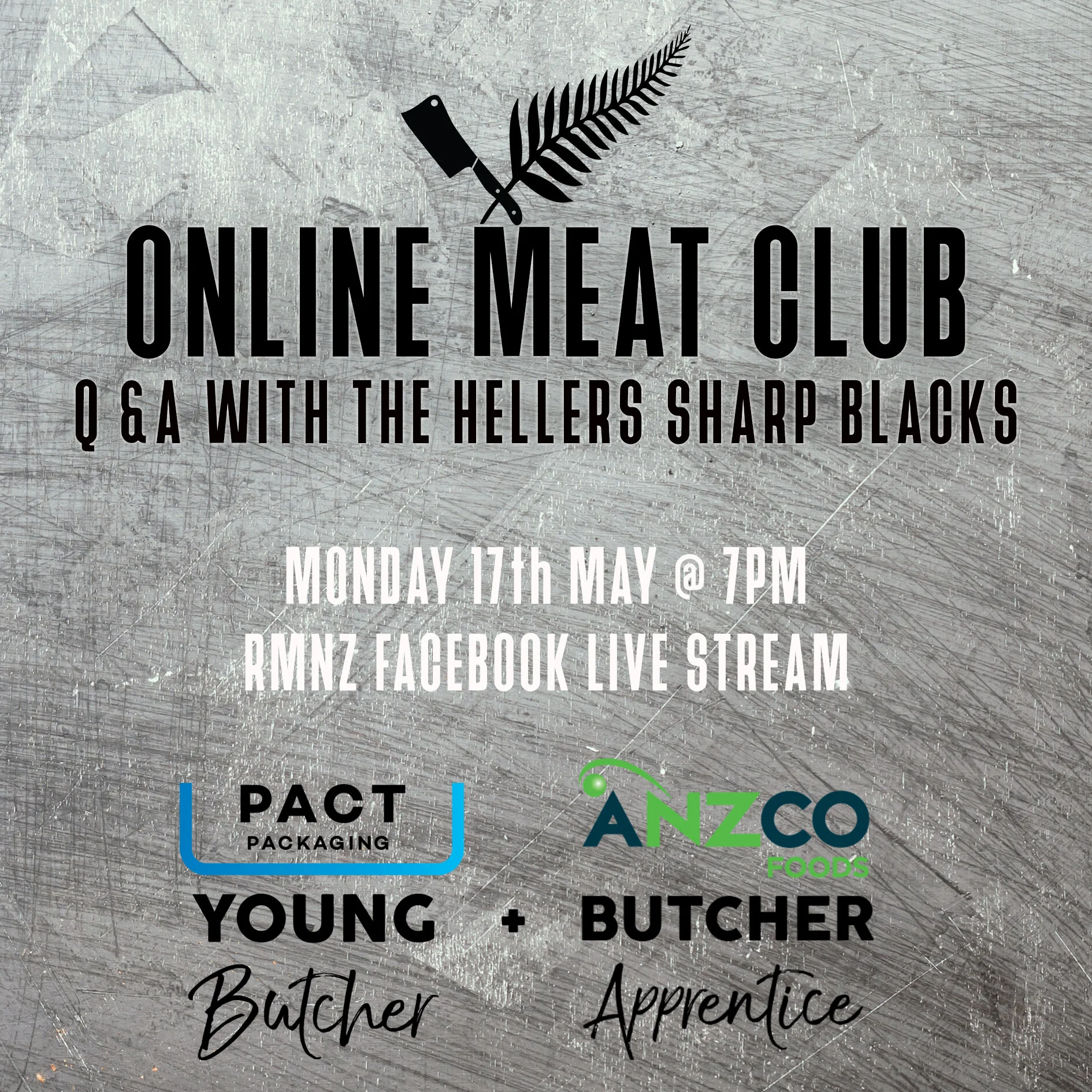 Online Meat Club, May 17th 7pm: Q&amp;A with the Hellers Sharp Blacks 