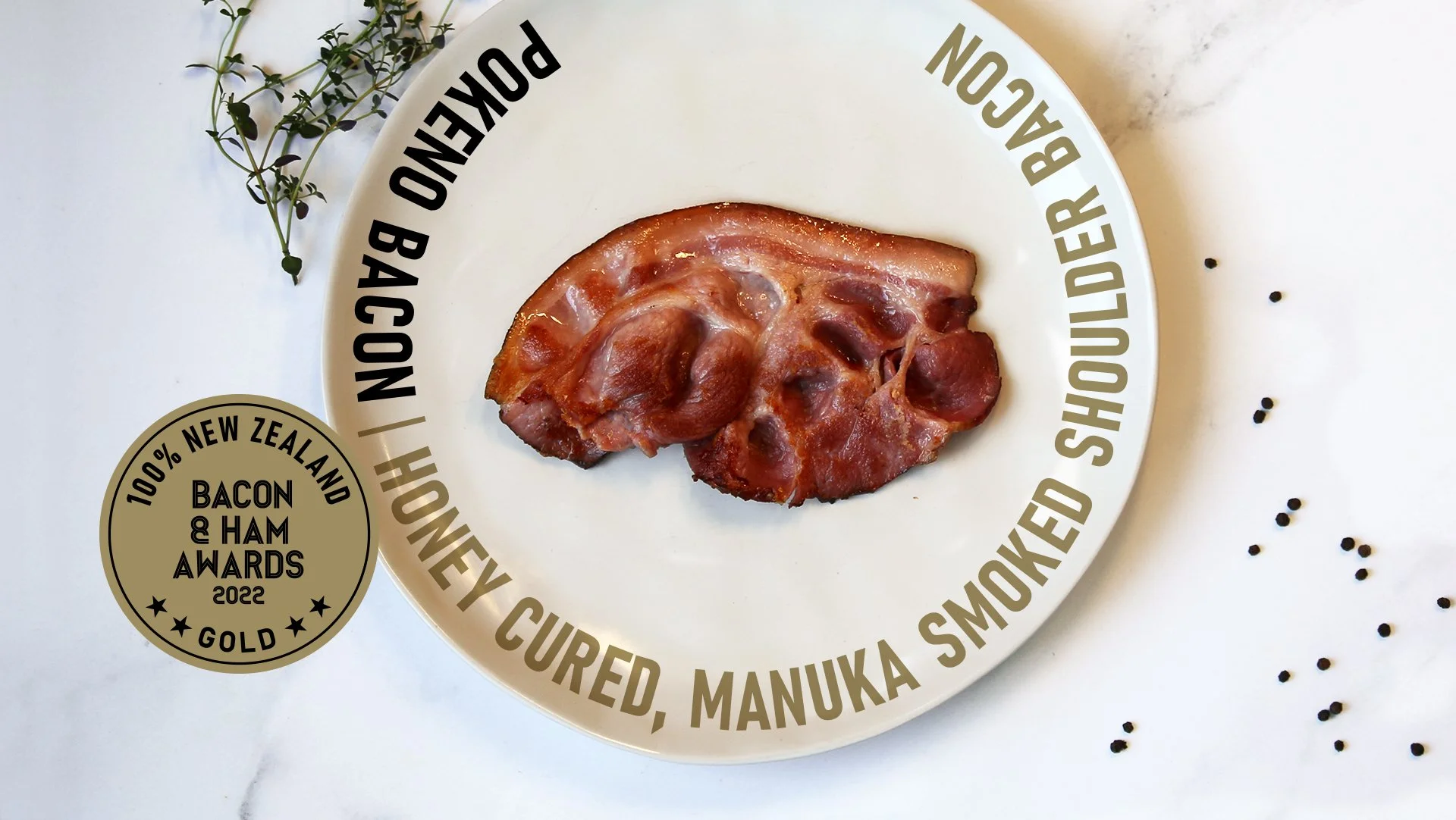  2022 Bacon and Ham Awards Winner Pokeno Bacon 