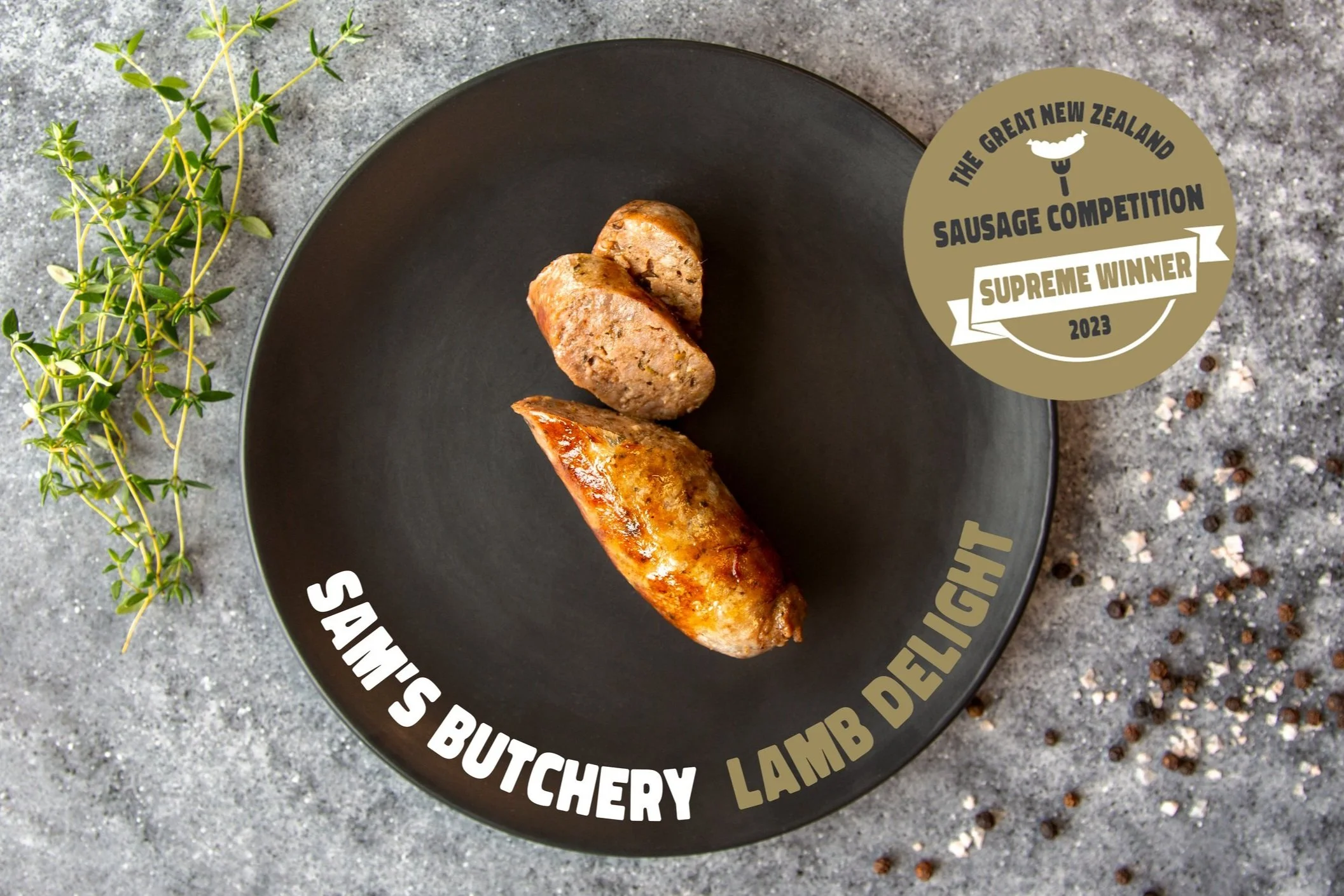 Lamb sausage wins best wurst in the Great New Zealand Sausage Competition - Sam's Butchery