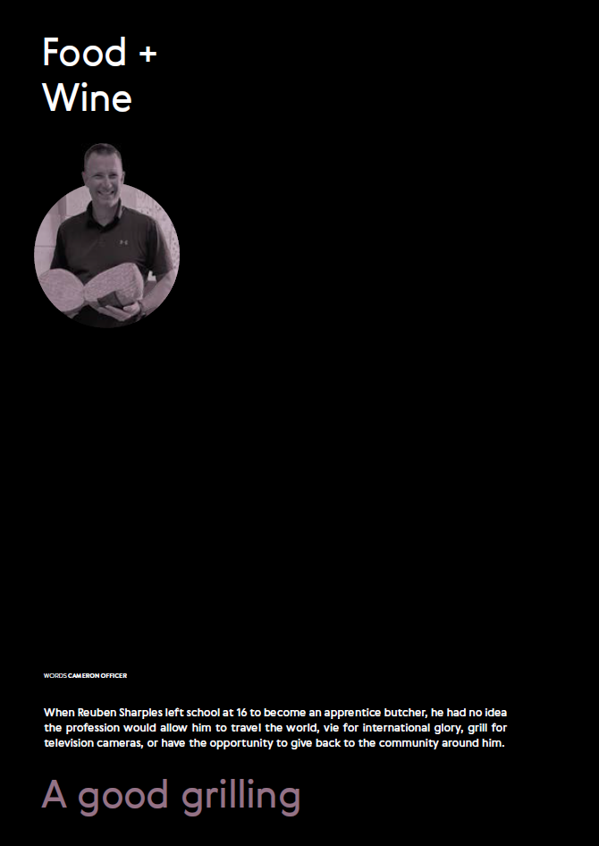 Giltrap 66 Magazine Interviews Reuben Sharples for their Food + Wine summer series 