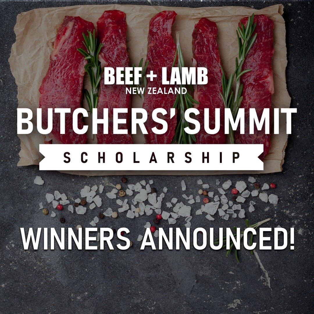 Congratulations to the winners of the @beeflambnz Butchers&rsquo; Summit Scholarship! 🎉

Stuart Donnell - Merivale @freshchoicenz

Cohnyn MacDonald - @prestonsmasterbutchers

Jacob Mete - @paknsave Westgate 

Ben Andrews &ndash; @theclassicbutcher

