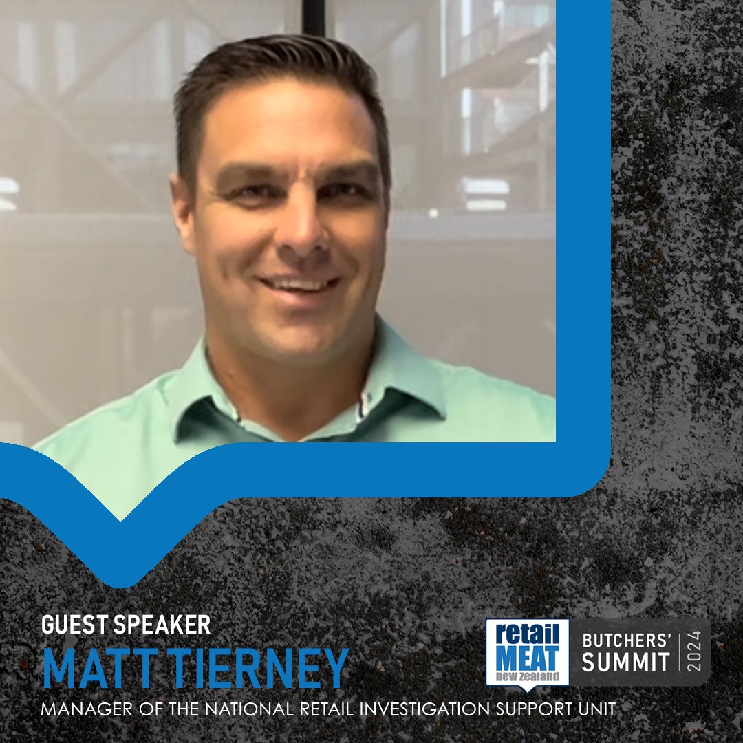 Welcome to the Butchers Summit 2024 

Matt Tierney from the National Retail Investigation Support Unit talks through retail crime, what to watch out for in New Zealand, what the current trends are lately and a reminder of the most important thing - a