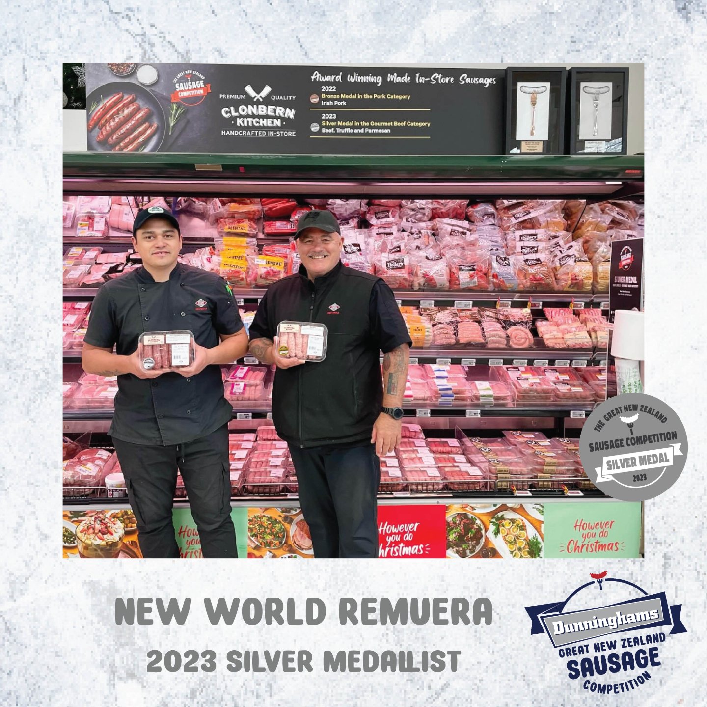 It&rsquo;s not the first time the team at New World Remuera have picked up a medal at the Great NZ Sausage Competition.

They won a Silver medal at last year's awards for their Beef, Truffle and Parmesan sausage. Their customers certainly seem to be 