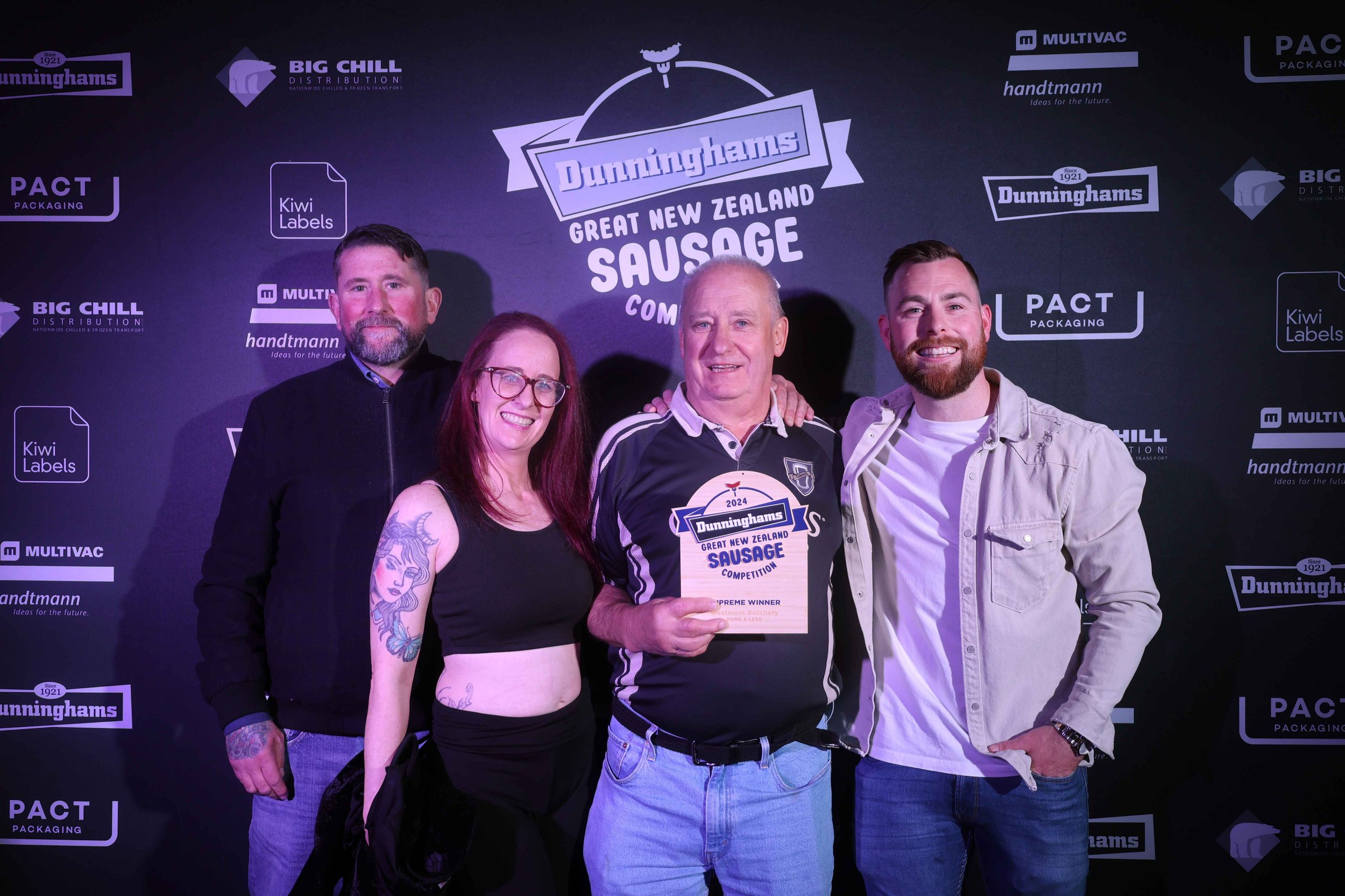 PORK AND LEEK SAUSAGE DELIGHTS JUDGES TO WIN SUPREME AWARD