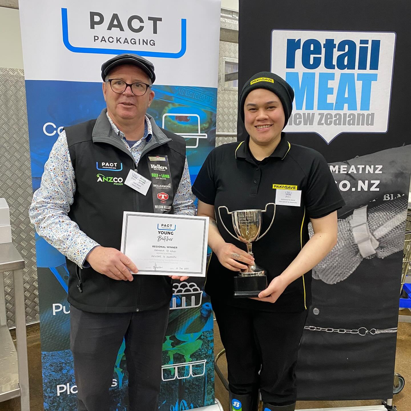 A great competition today at the 2025 Pact Packaging Young Butcher and ANZCO Foods Butcher Apprentice of the year Regional in Waikato! What a talented group of young and apprentice butchers. 

Going through to the Grand Final on Thursday 14th August 