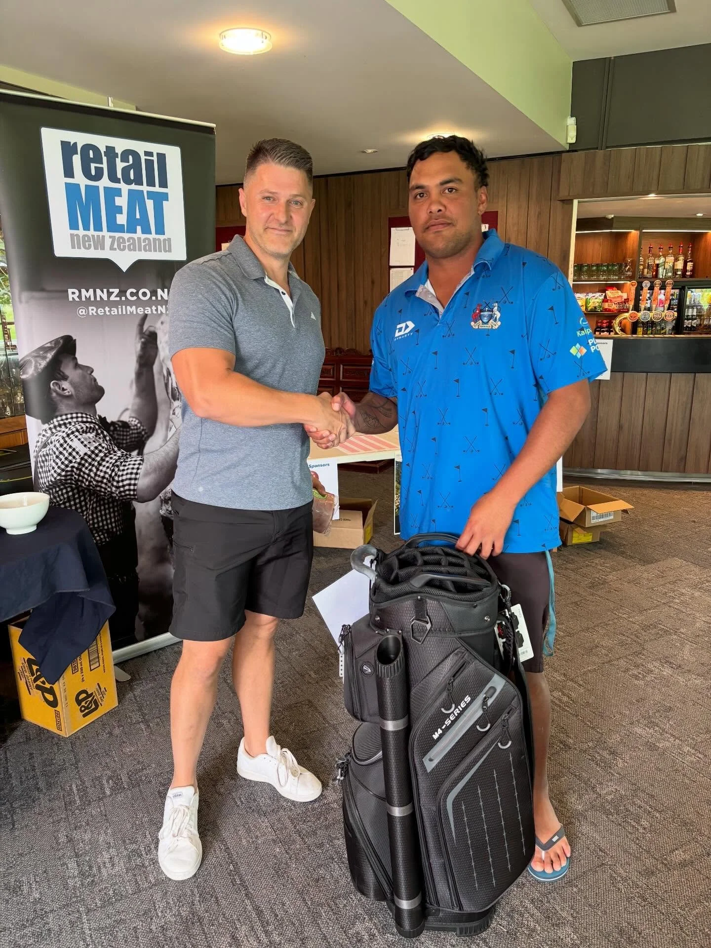 A fantastic day was had today at the 2026 Canterbury Butchers&rsquo; Golf Tournament at Waitikiri Golf Club. The sun was hiding, drinks were flowing and the Hellers BBQ and Swift St Louis Pork Ribs kept our golfers well fed on the course.
 
Troy Arap