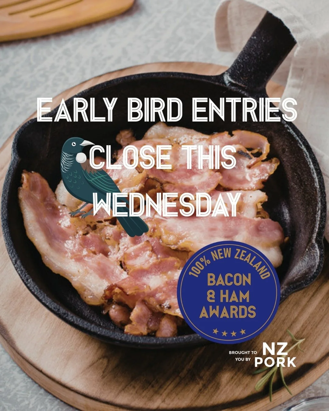 EARLY BIRD ENTRIES CLOSE WEDNESDAY

ENTRIES CLOSE Wednesday 22 April

Take advantage of the early bird rate and save $10 on every entry.

Entry details in our bio.

If you have any questions, please contact us on 09 489 7119 or email michelle@rmnz.co