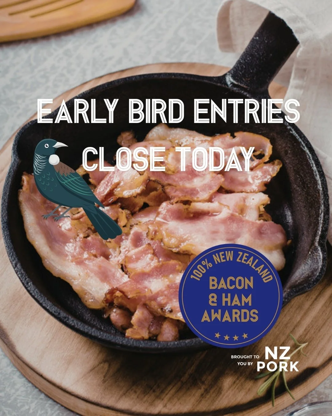 EARLY BIRD CLOSE TOADY
ENTRIES CLOSE Wednesday 22 April

Last chance to take advantage of the early bird rate and save $10 on every entry.

Details in our bio.

If you have any questions, please contact us on 09 489 7119 or email michelle@rmnz.co.nz.