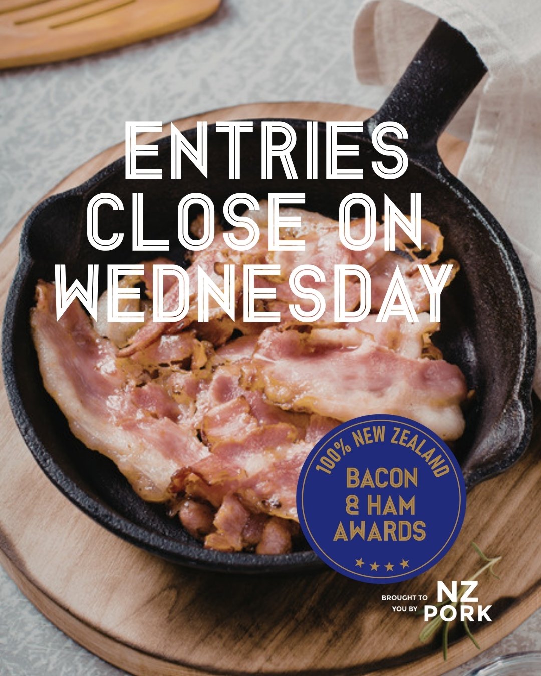 🐷 ENTRIES CLOSE WEDNESDAY 🥓

Be sure to get your entries in!

Check out our bio to enter