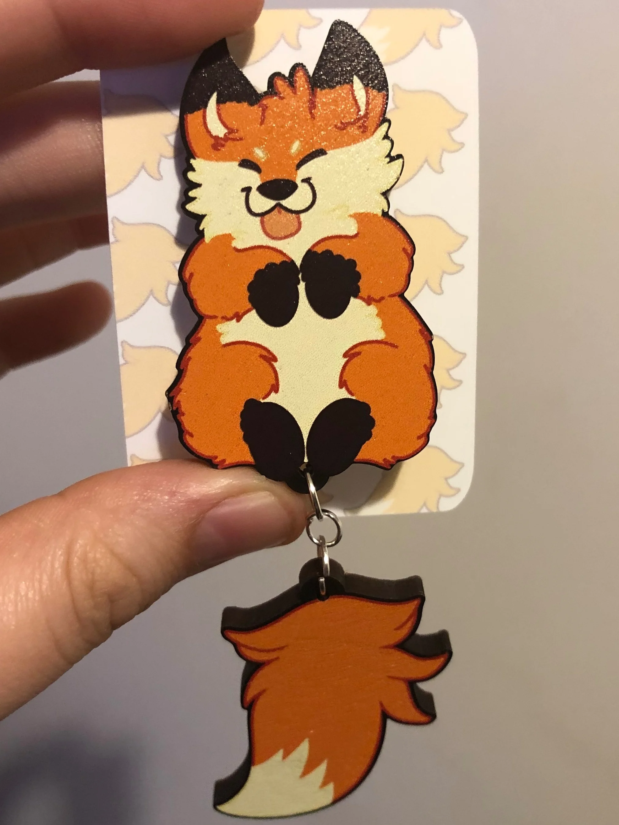 Fox Dangle Pin