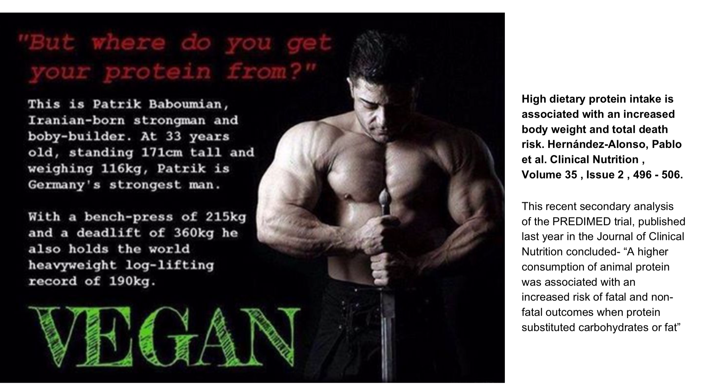 Most people actually eat TOO MUCH protein, especially animal protein!