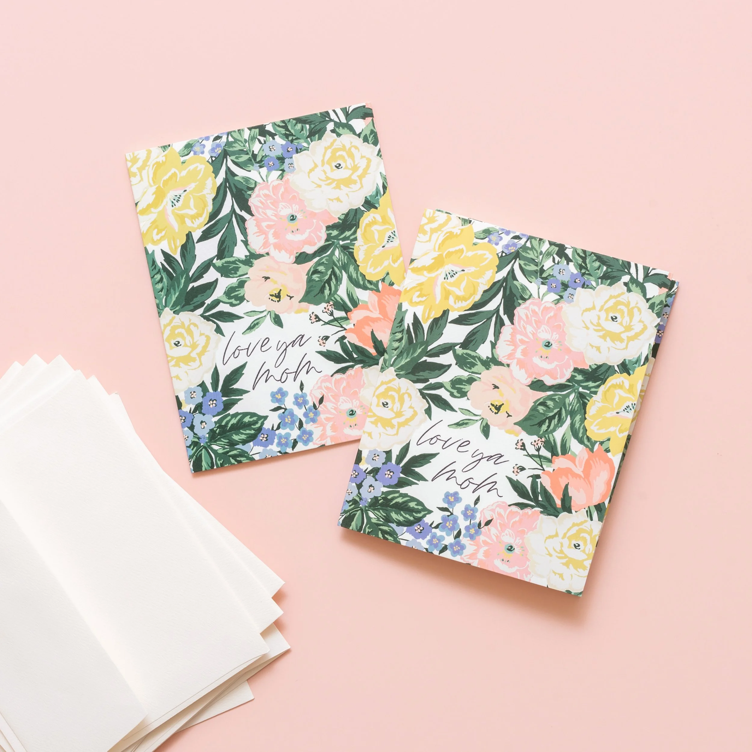 Love Ya Mom Bouquet Card