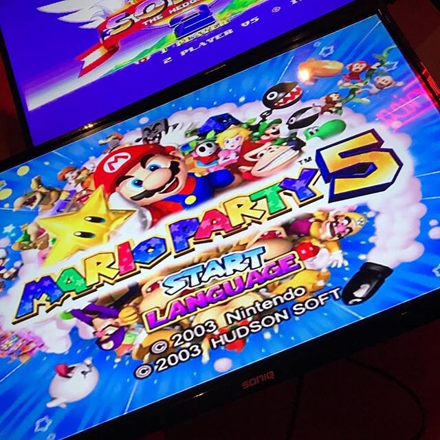 Mario Party 5 on game cube, book a Bartronica booth for the ultimate night out! 🕹🍻🎮 #melbourne #melbournebars #melbournecbd #bartronica #flinderslane #melbourne_insta #arcadebar