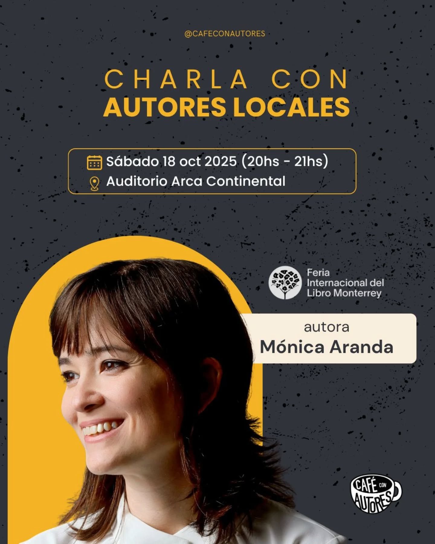 Nos vemos una vez m&aacute;s en la @ferialibromty 2025 en la presentaci&oacute;n de autores con @cafeconautores Te invito este 18 de octubre a las 8pm para vernos otra vez y de paso conozcas al talento local.

Y si quieres adquirir mi opera prima &qu