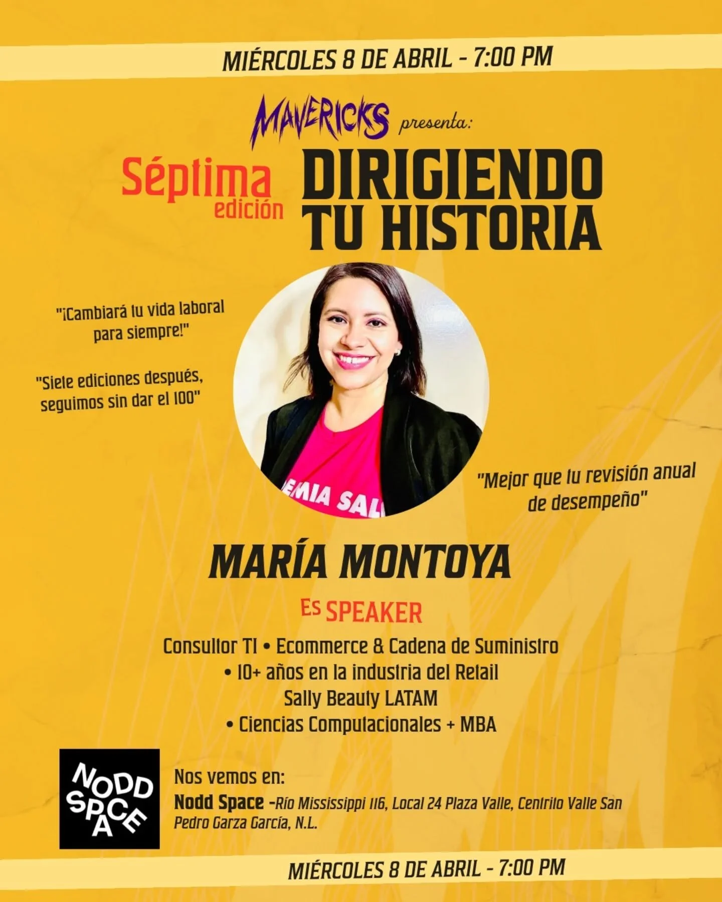 Algo que me encanta de @mavericksgodinez es que nuestra comunidad no tiene un solo perfil. Y Mar&iacute;a Montoya es prueba de eso.

Mar&iacute;a Montoya lleva m&aacute;s de una d&eacute;cada liderando soluciones en la industria del Retail, hoy como 