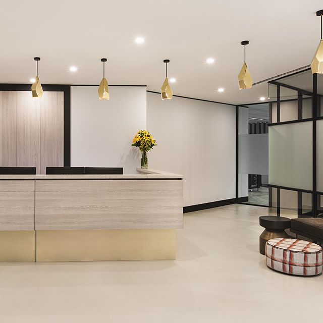 X-Bond BI applied to the reception floor. X-Bond BI is applied with a blade, creating chatter marks and texture.