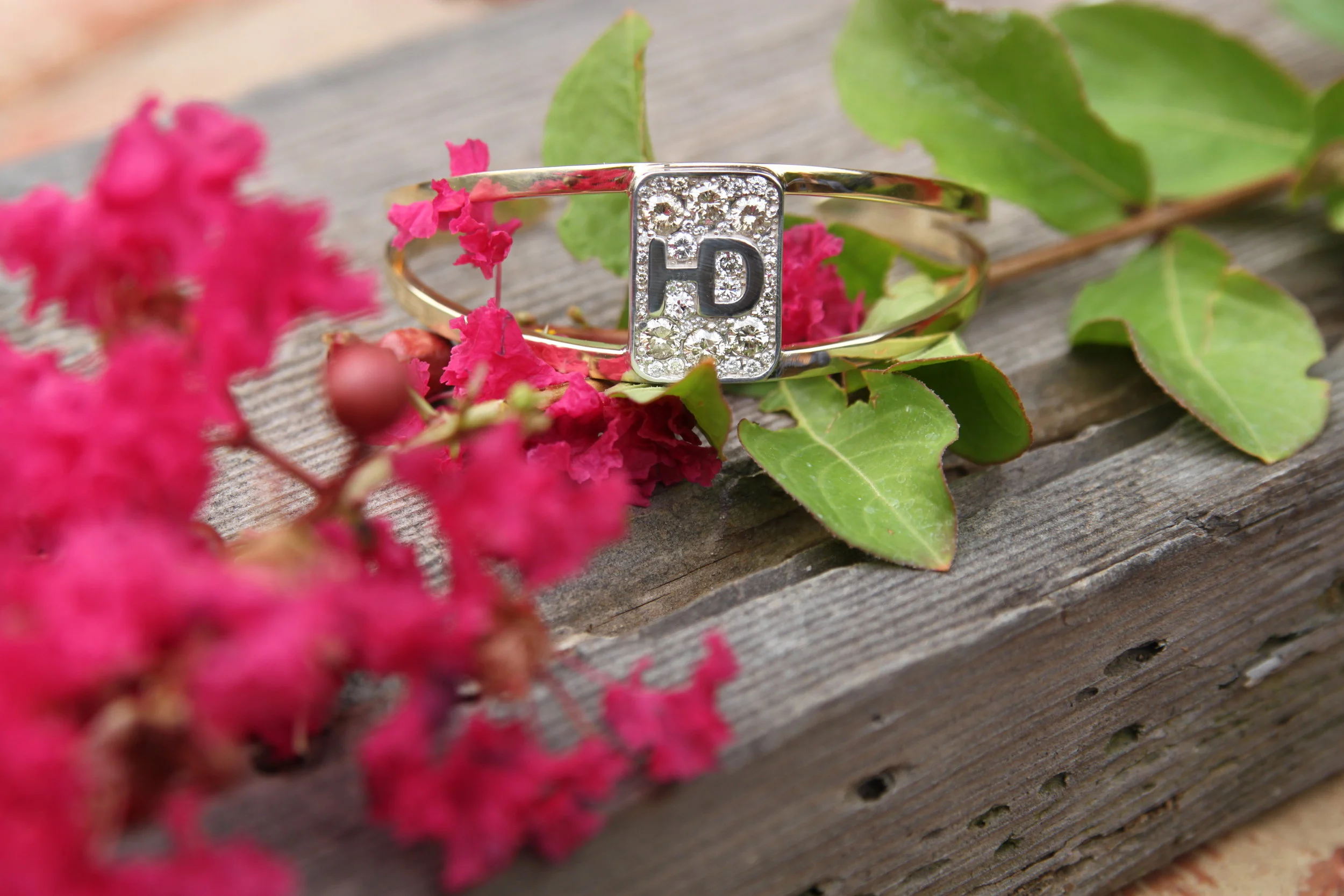 Custom Diamond Man's Bangle