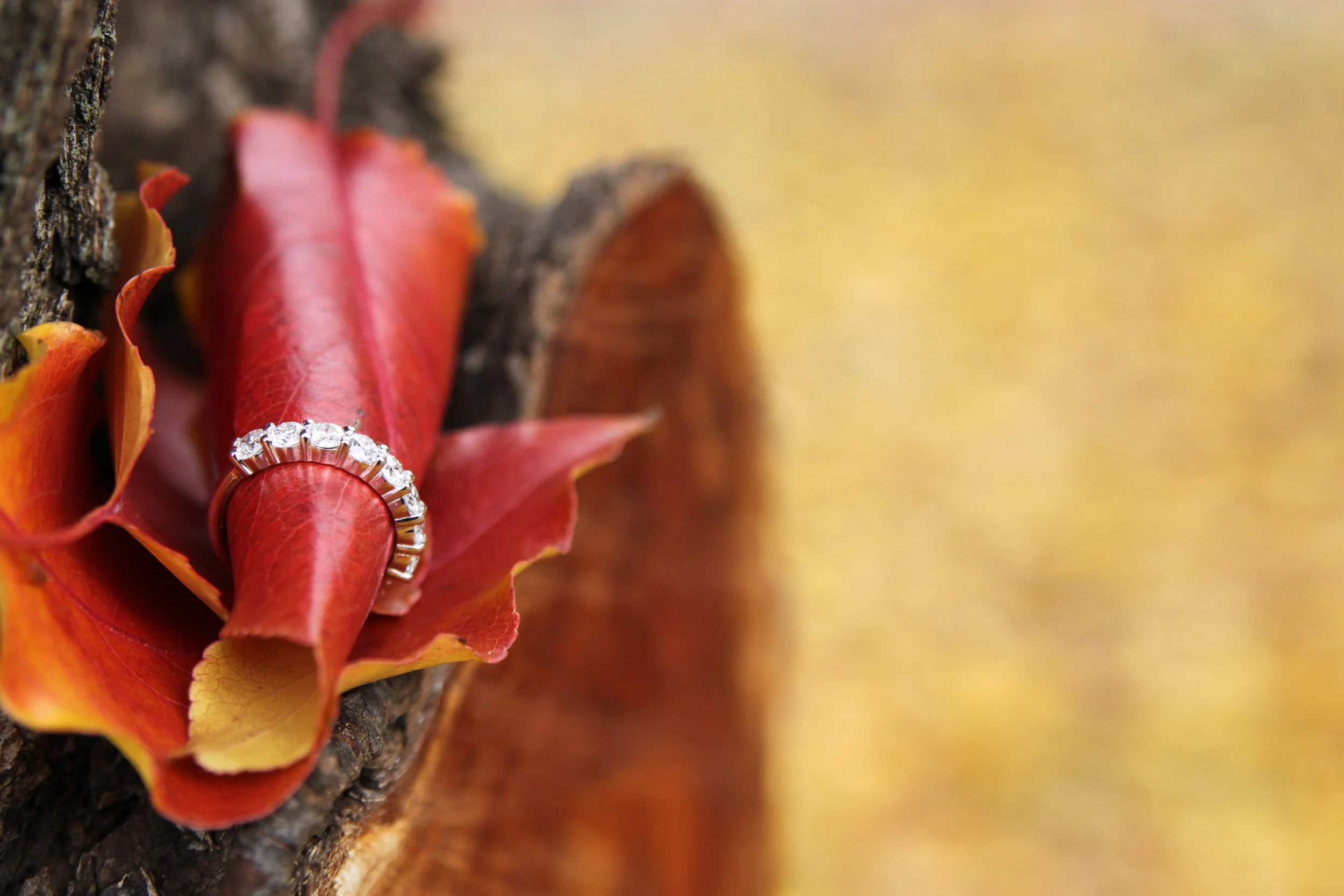 Custom Round Diamond Wedding Band