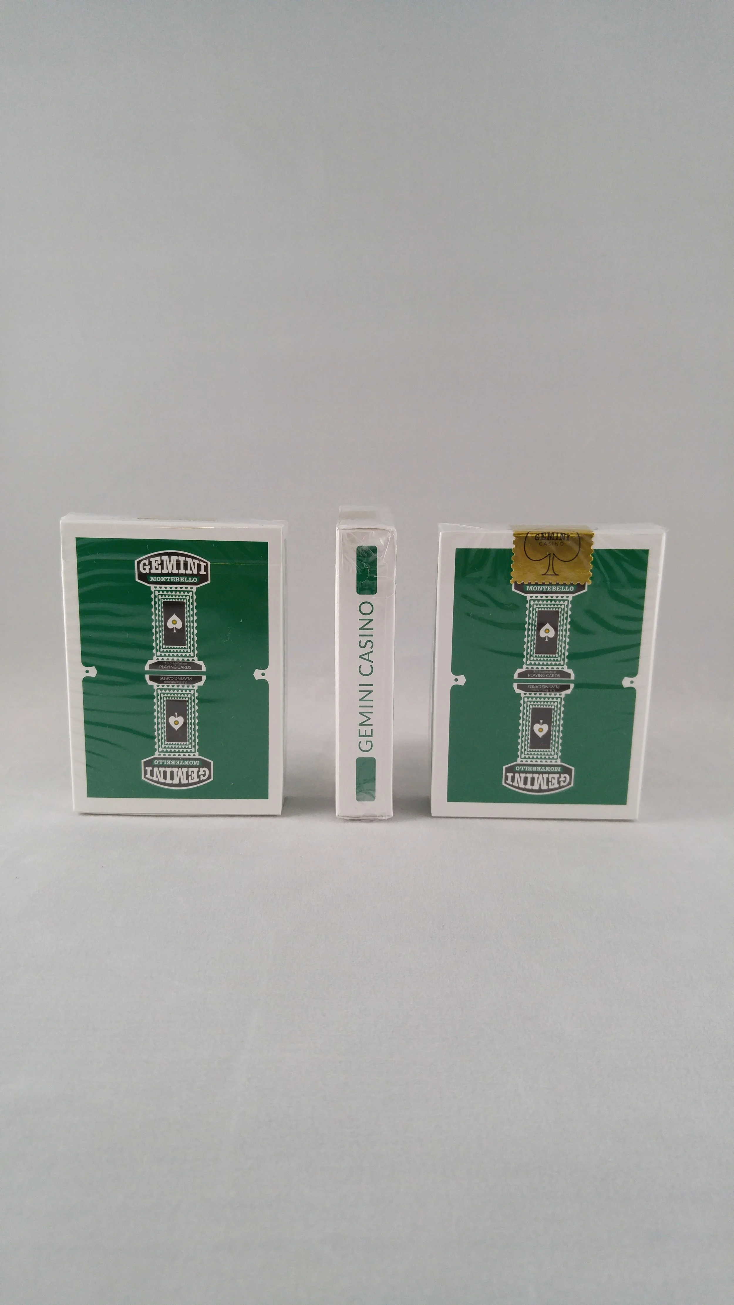 Gemini Casino Emerald Green Playing Cards by Gemini