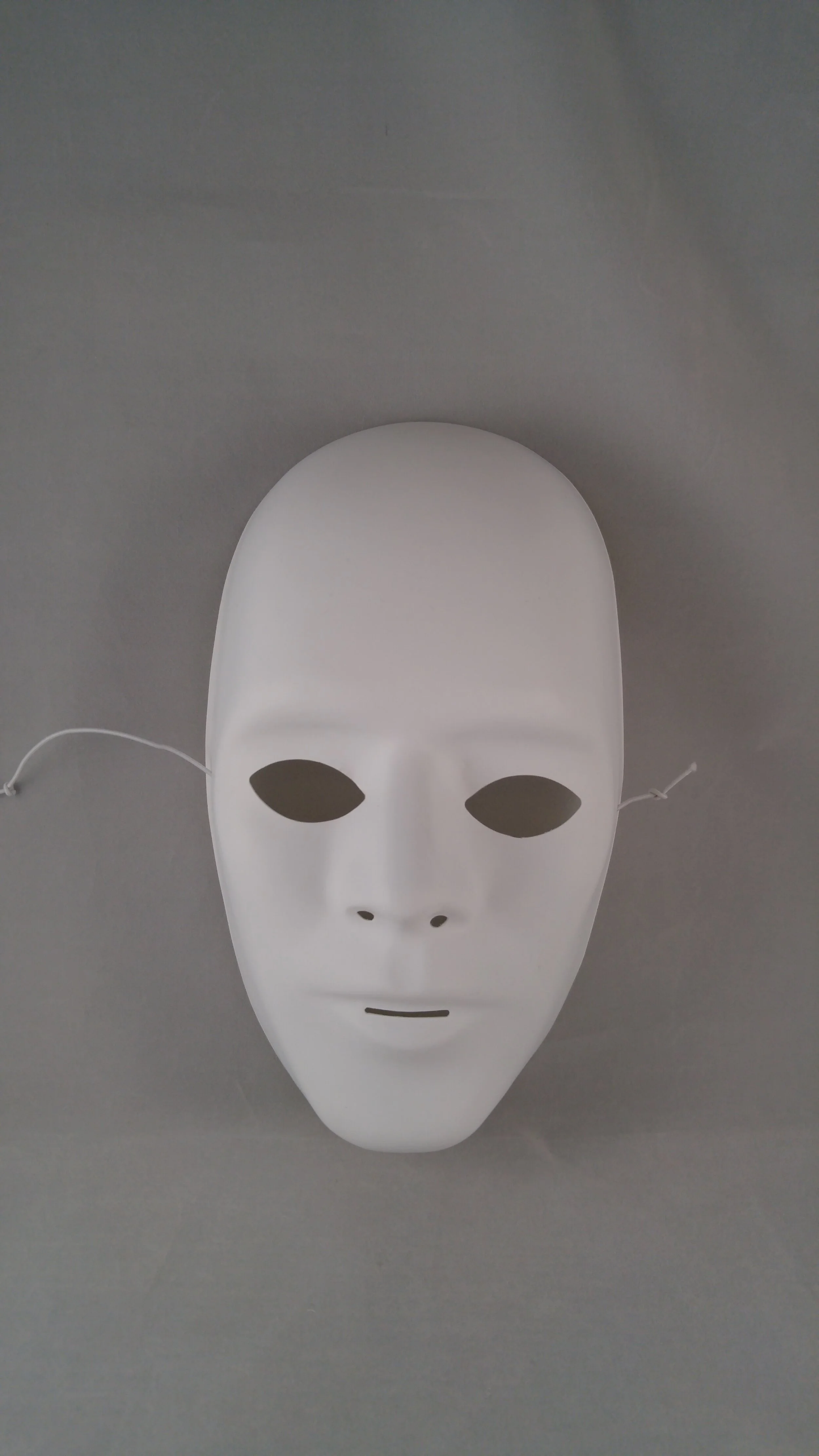 Male  White Matte Mask