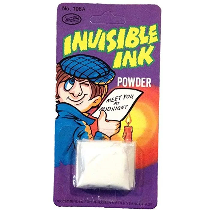 Invisible Ink Powder