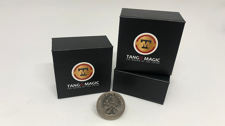 Double Side Coin - Quarter & Half Dollar by Tango Magic